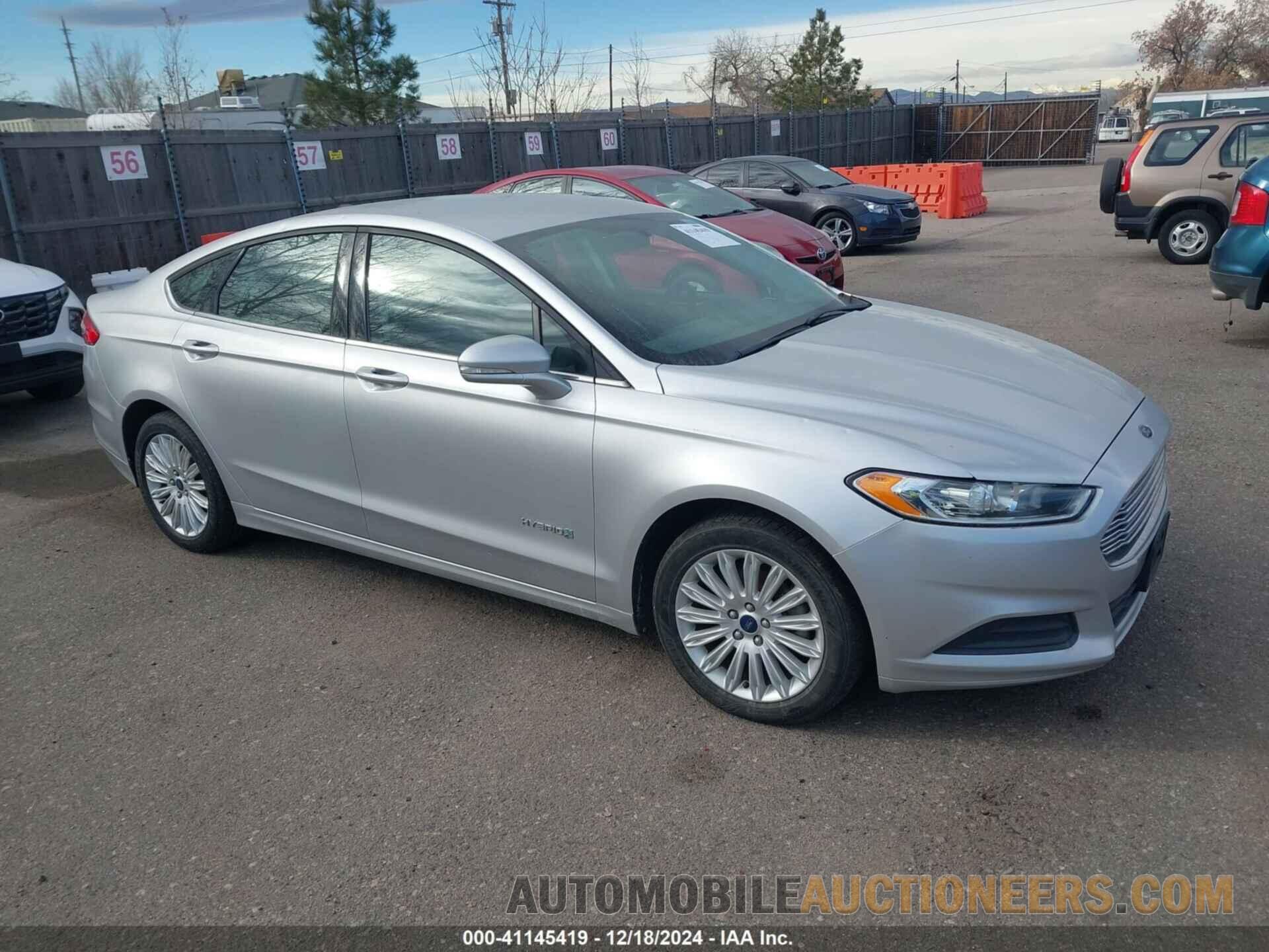 3FA6P0LU2DR298602 FORD FUSION HYBRID 2013