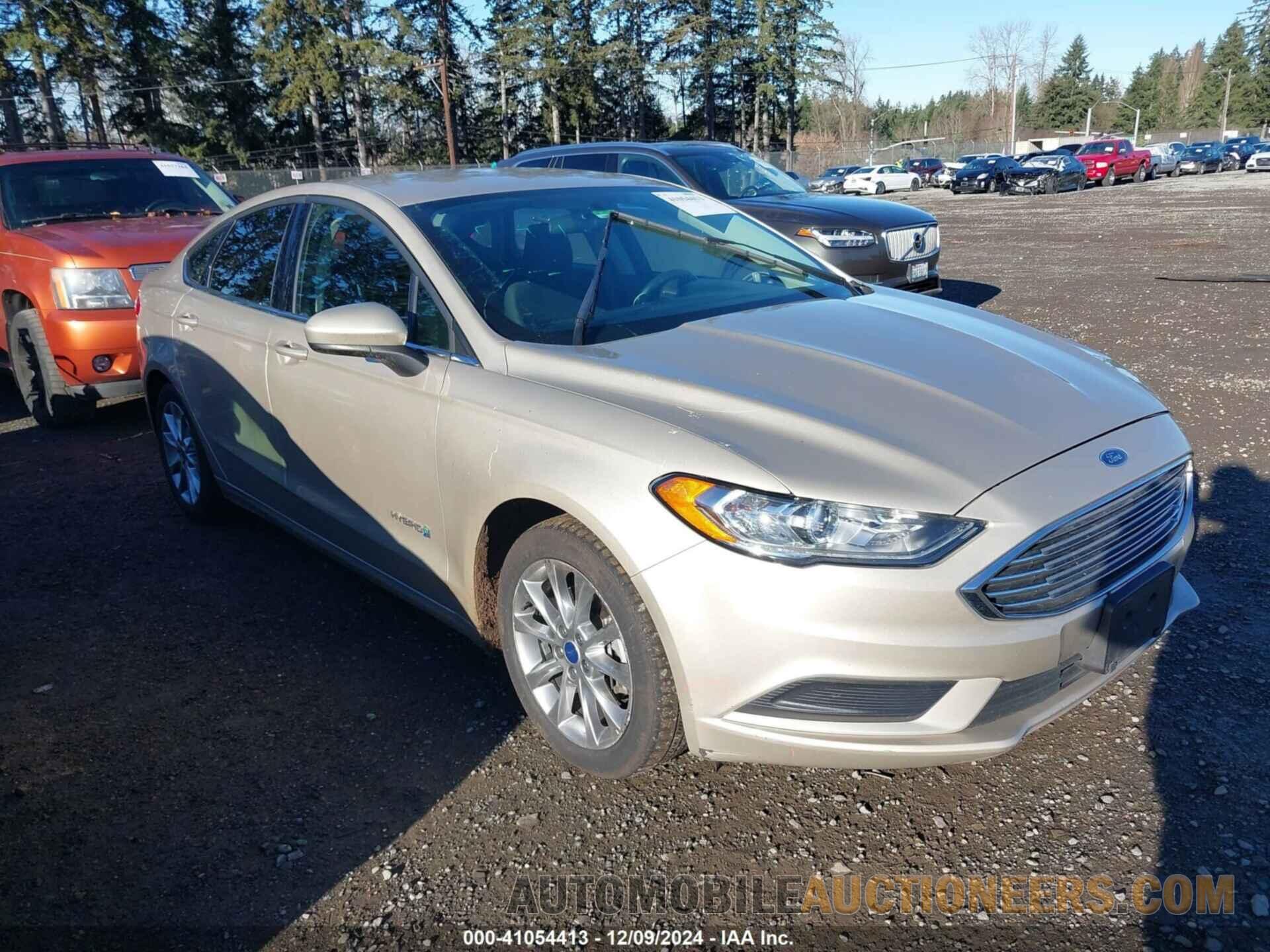 3FA6P0LU2HR323634 FORD FUSION HYBRID 2017