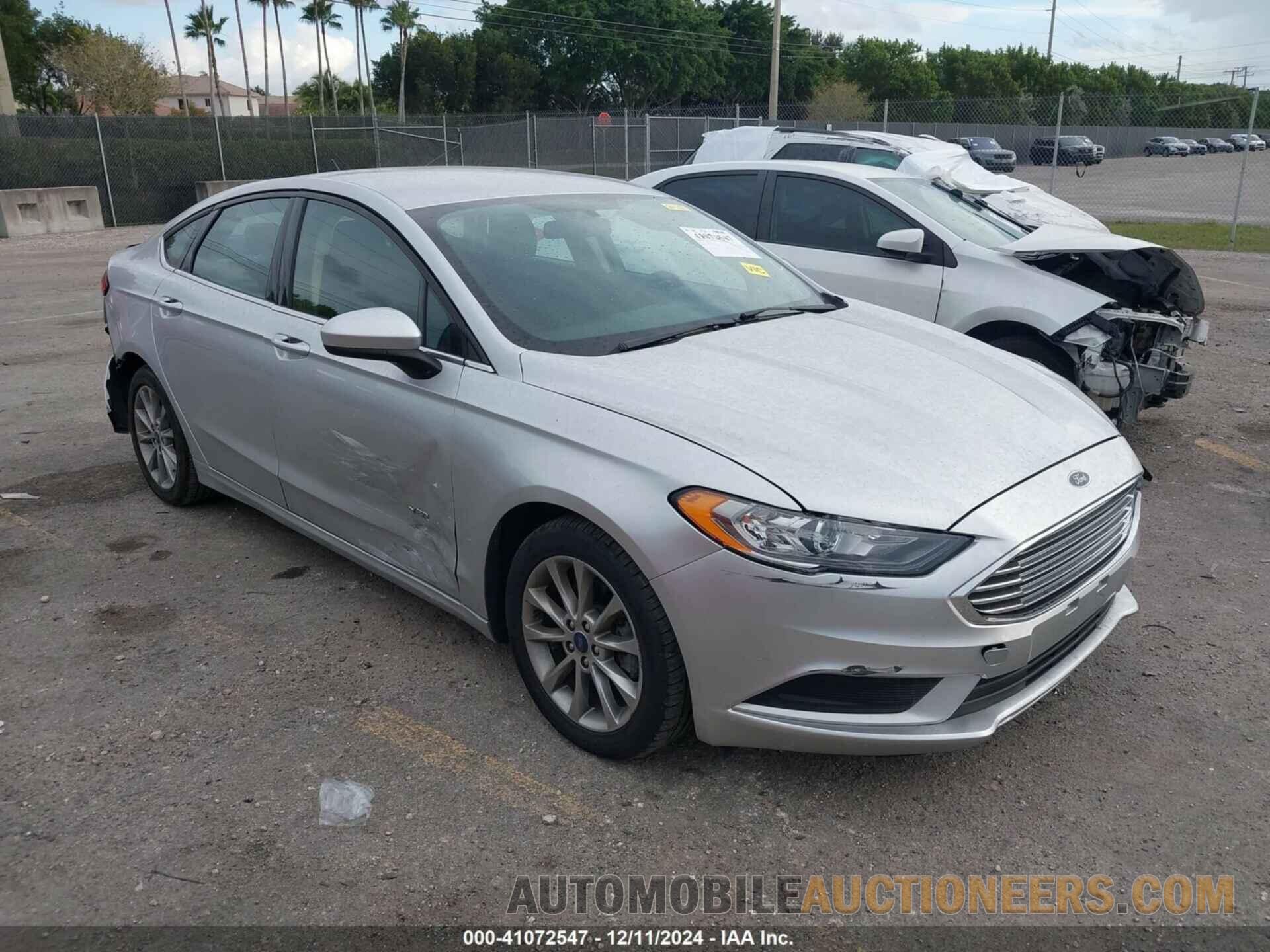 3FA6P0LU2HR344015 FORD FUSION HYBRID 2017