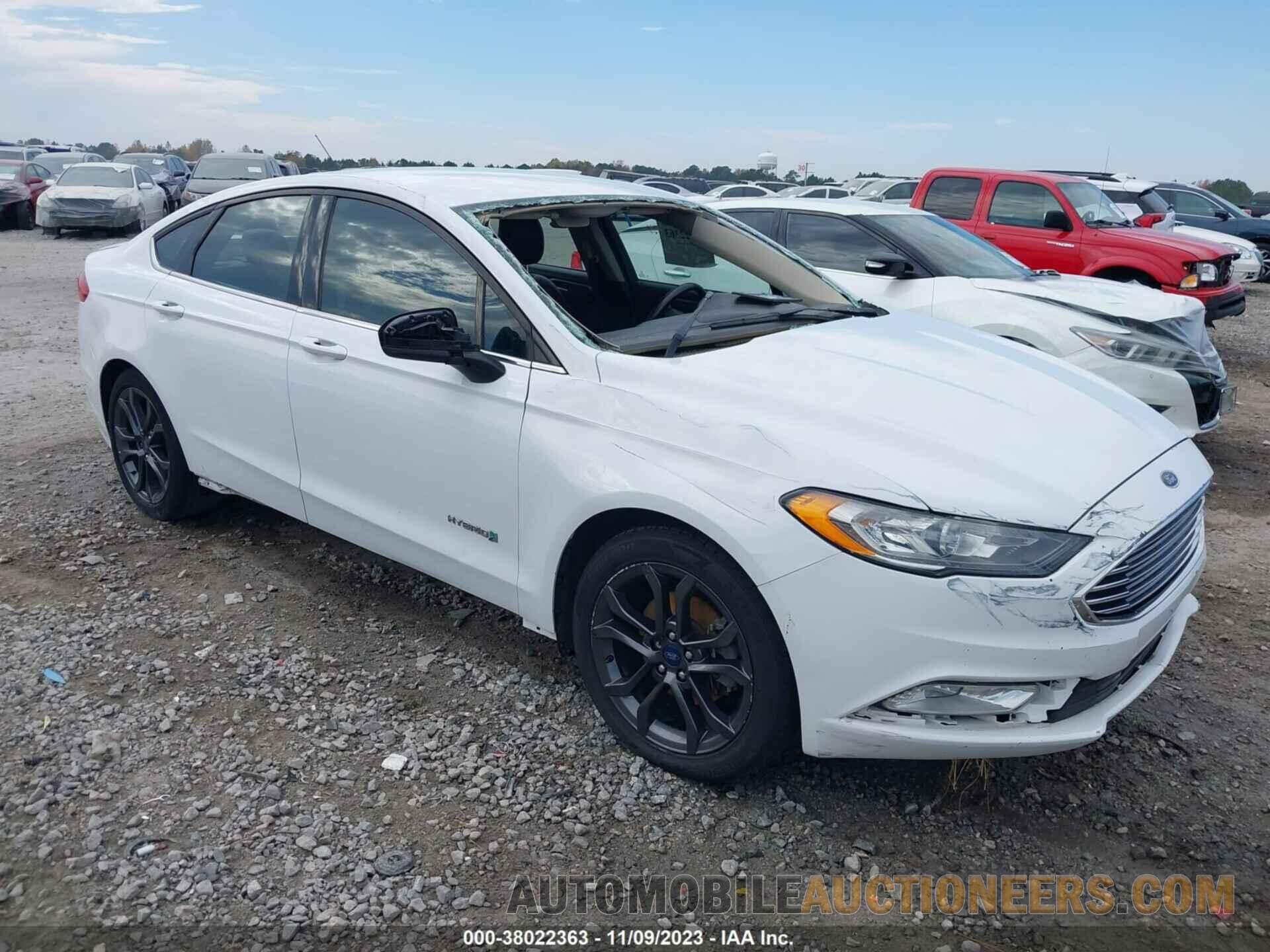 3FA6P0LU2JR124427 FORD FUSION HYBRID 2018