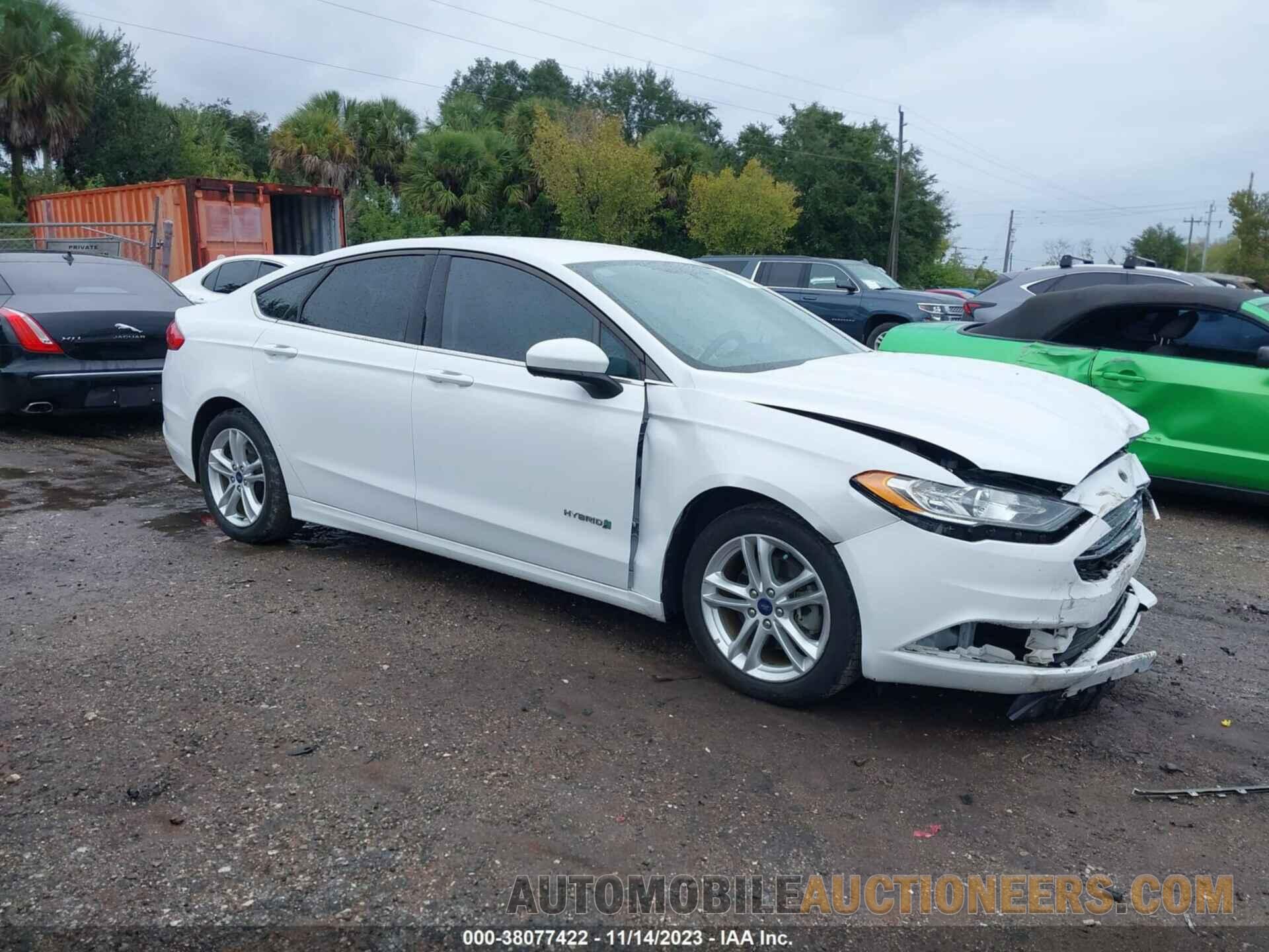 3FA6P0LU2JR131443 FORD FUSION HYBRID 2018