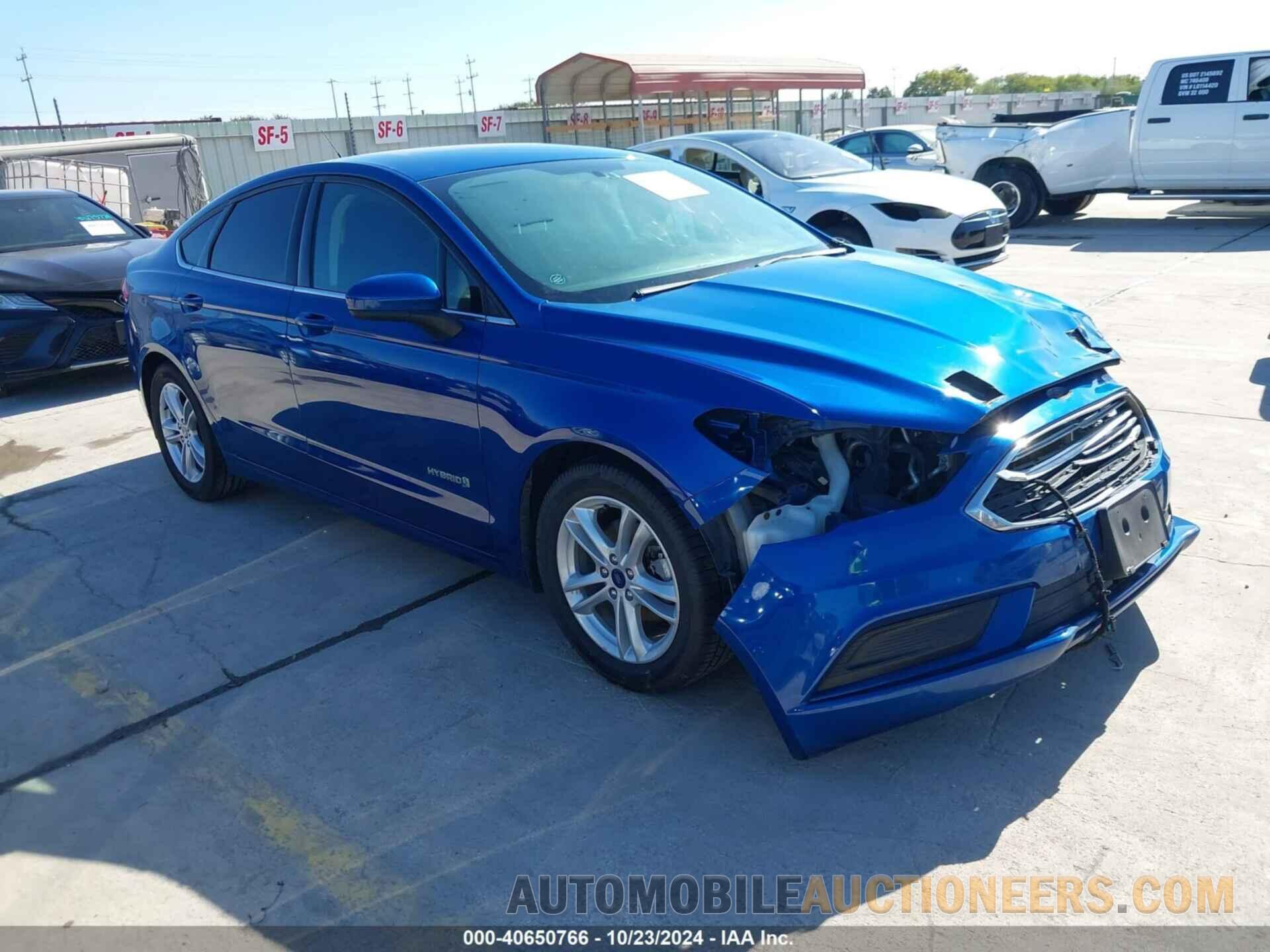 3FA6P0LU2JR245197 FORD FUSION HYBRID 2018