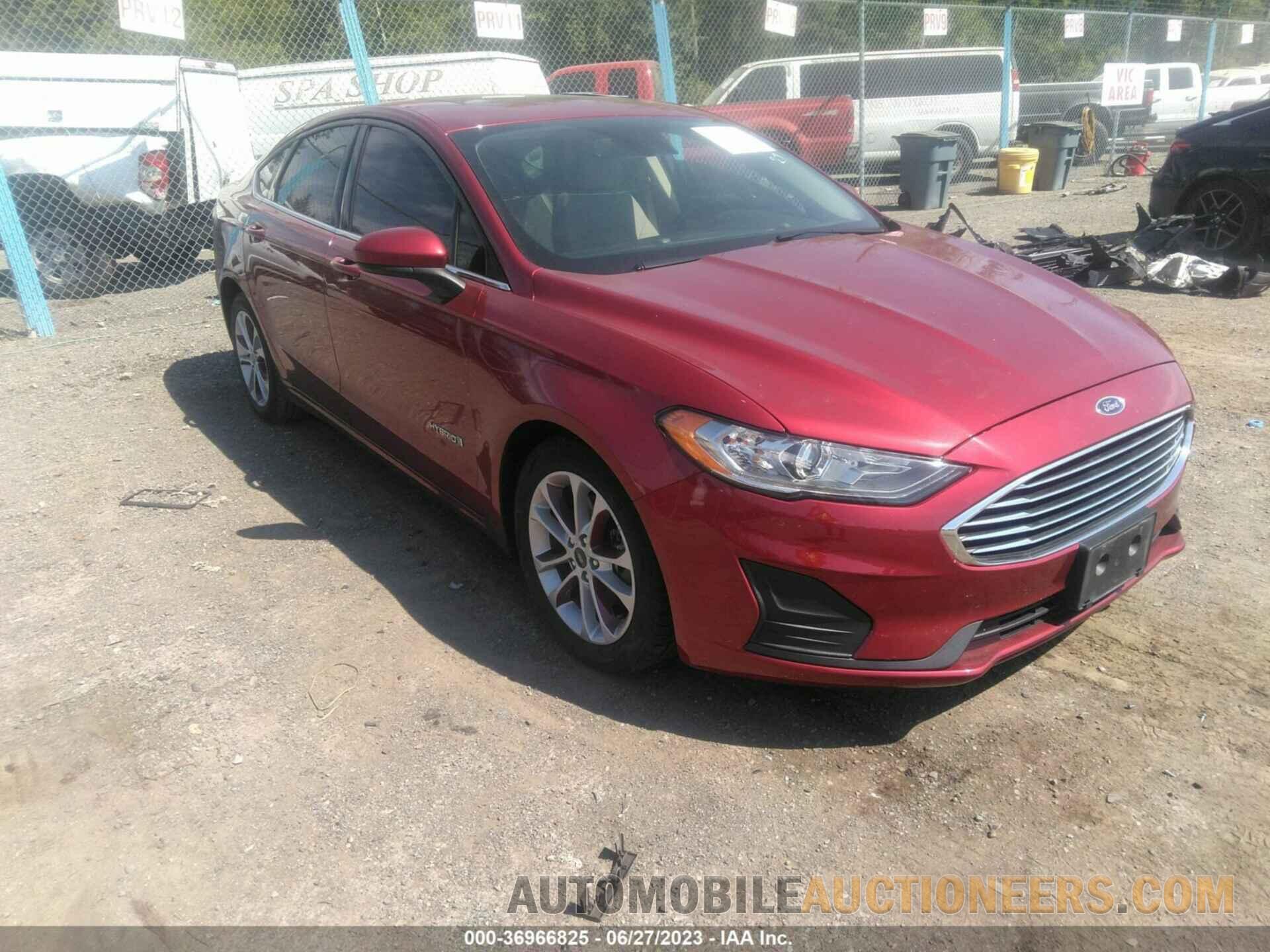 3FA6P0LU2KR179414 FORD FUSION HYBRID 2019