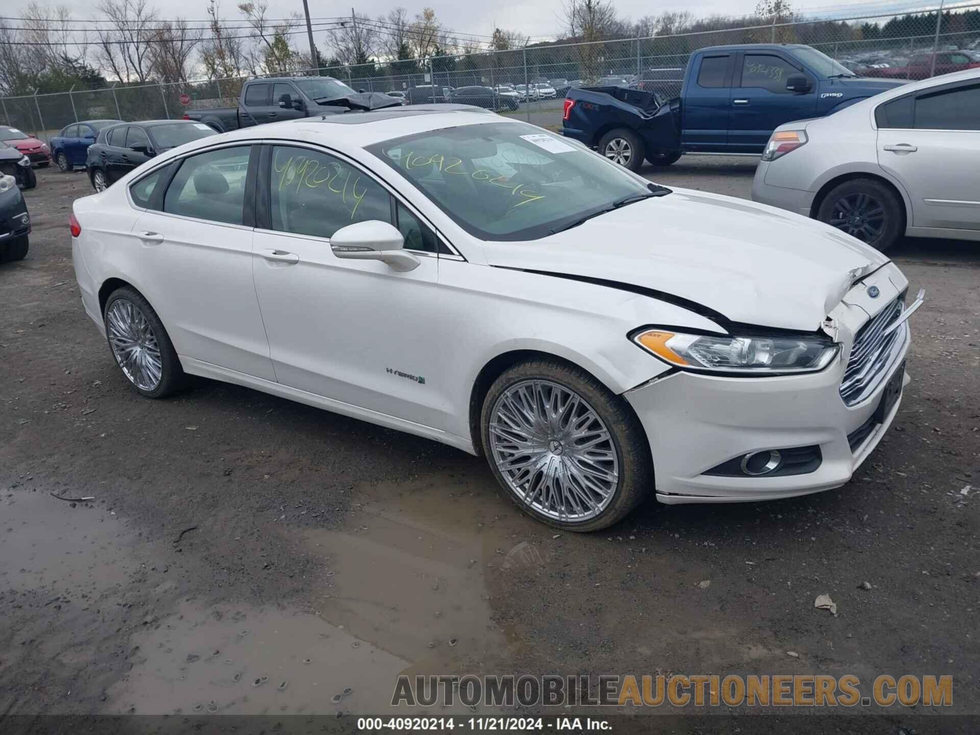 3FA6P0LU3DR127096 FORD FUSION HYBRID 2013