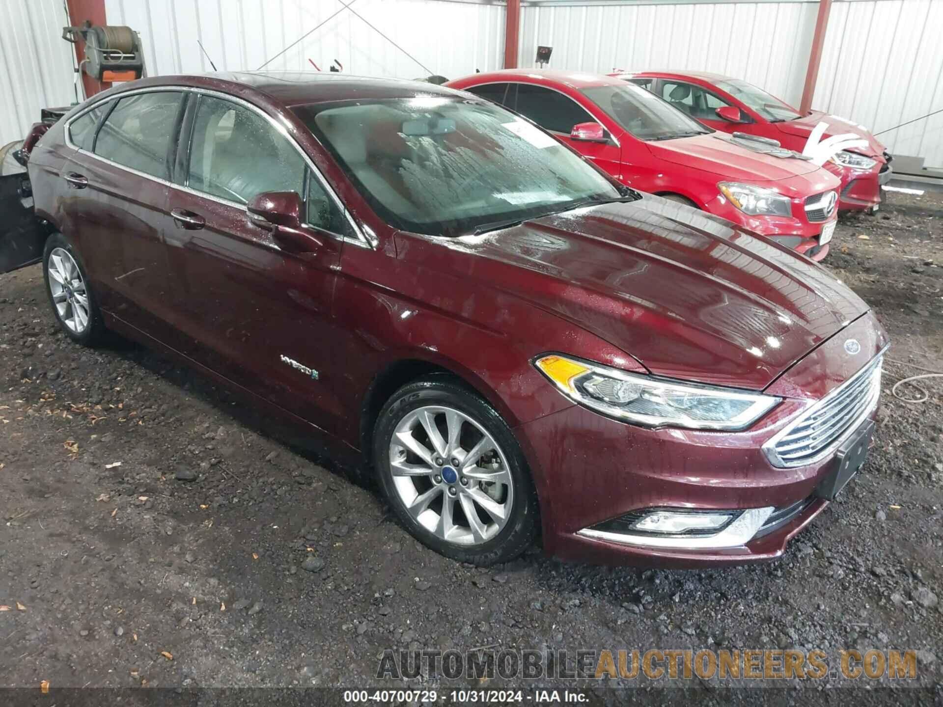 3FA6P0LU3HR121823 FORD FUSION HYBRID 2017