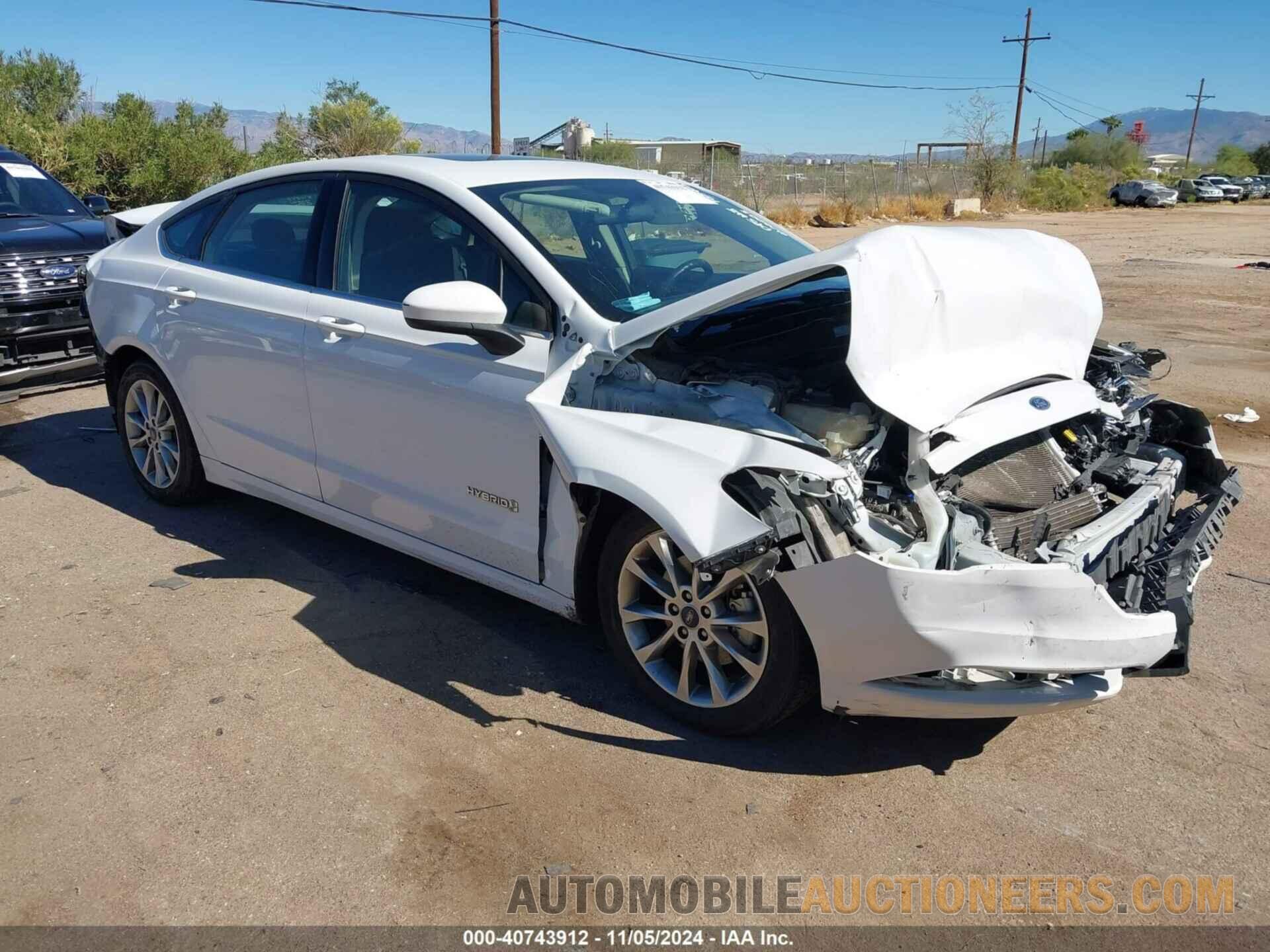 3FA6P0LU3HR344220 FORD FUSION HYBRID 2017