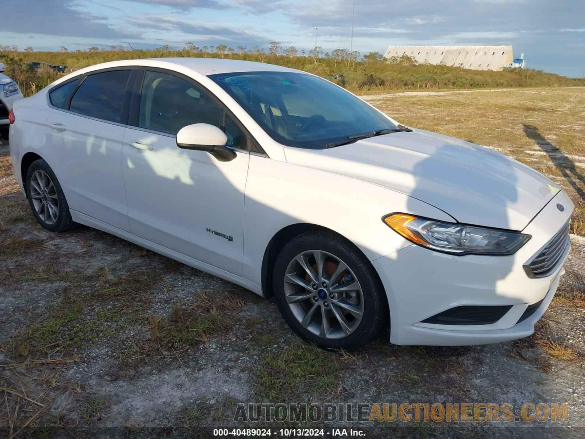 3FA6P0LU3HR383745 FORD FUSION HYBRID 2017