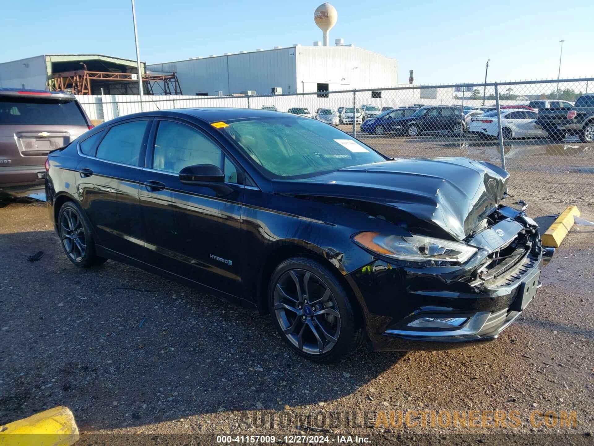 3FA6P0LU3JR138630 FORD FUSION HYBRID 2018