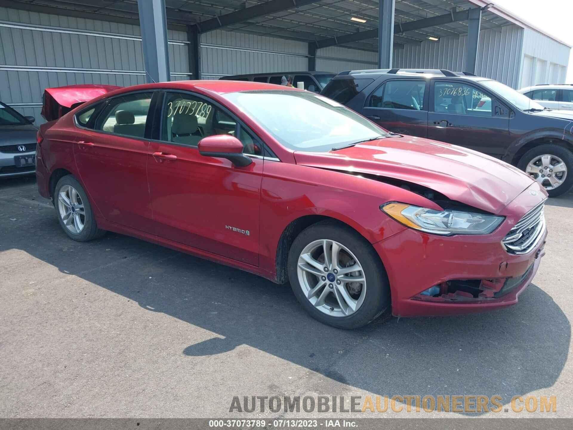 3FA6P0LU3JR152494 FORD FUSION HYBRID 2018