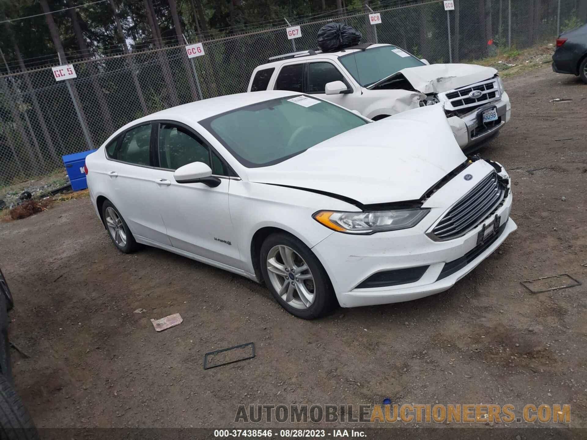 3FA6P0LU3JR173748 FORD FUSION HYBRID 2018