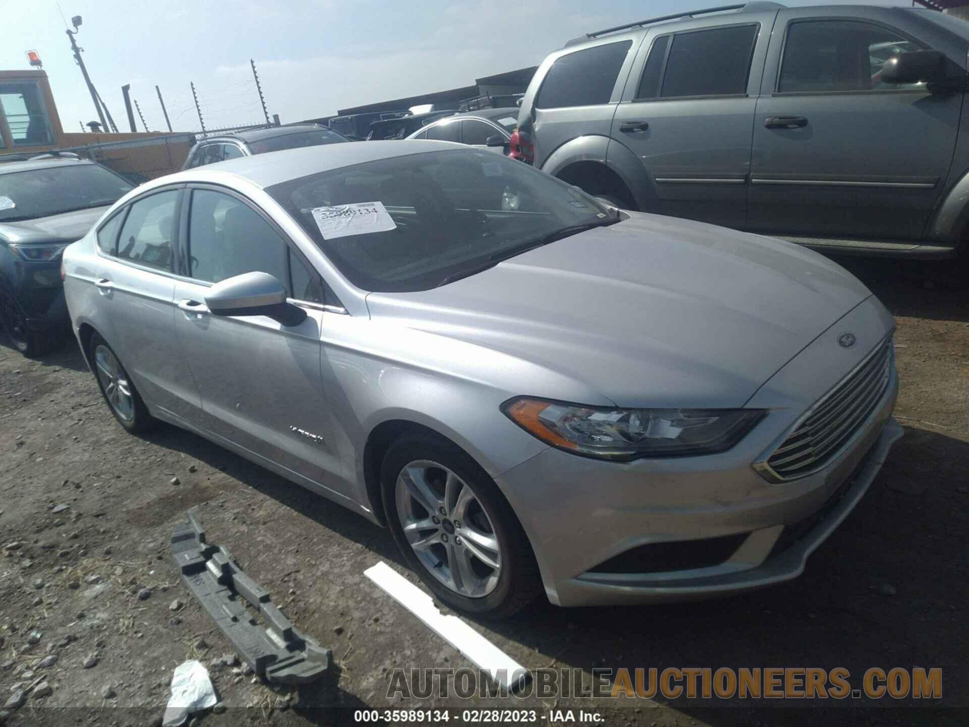 3FA6P0LU3JR178321 FORD FUSION HYBRID 2018