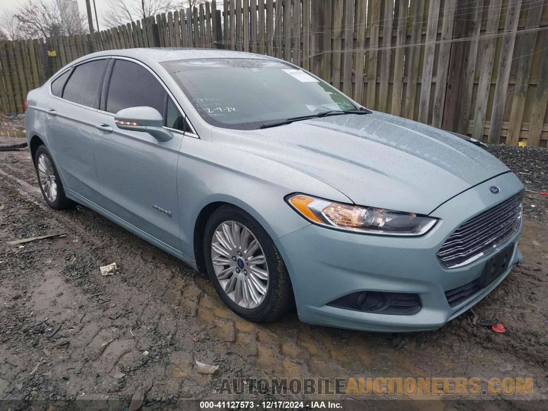 3FA6P0LU4DR334953 FORD FUSION HYBRID 2013