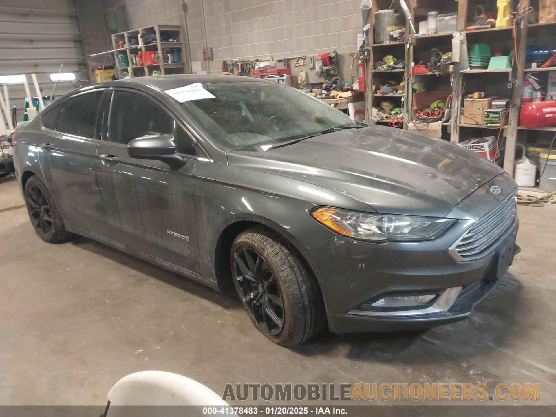 3FA6P0LU4HR235023 FORD FUSION HYBRID 2017