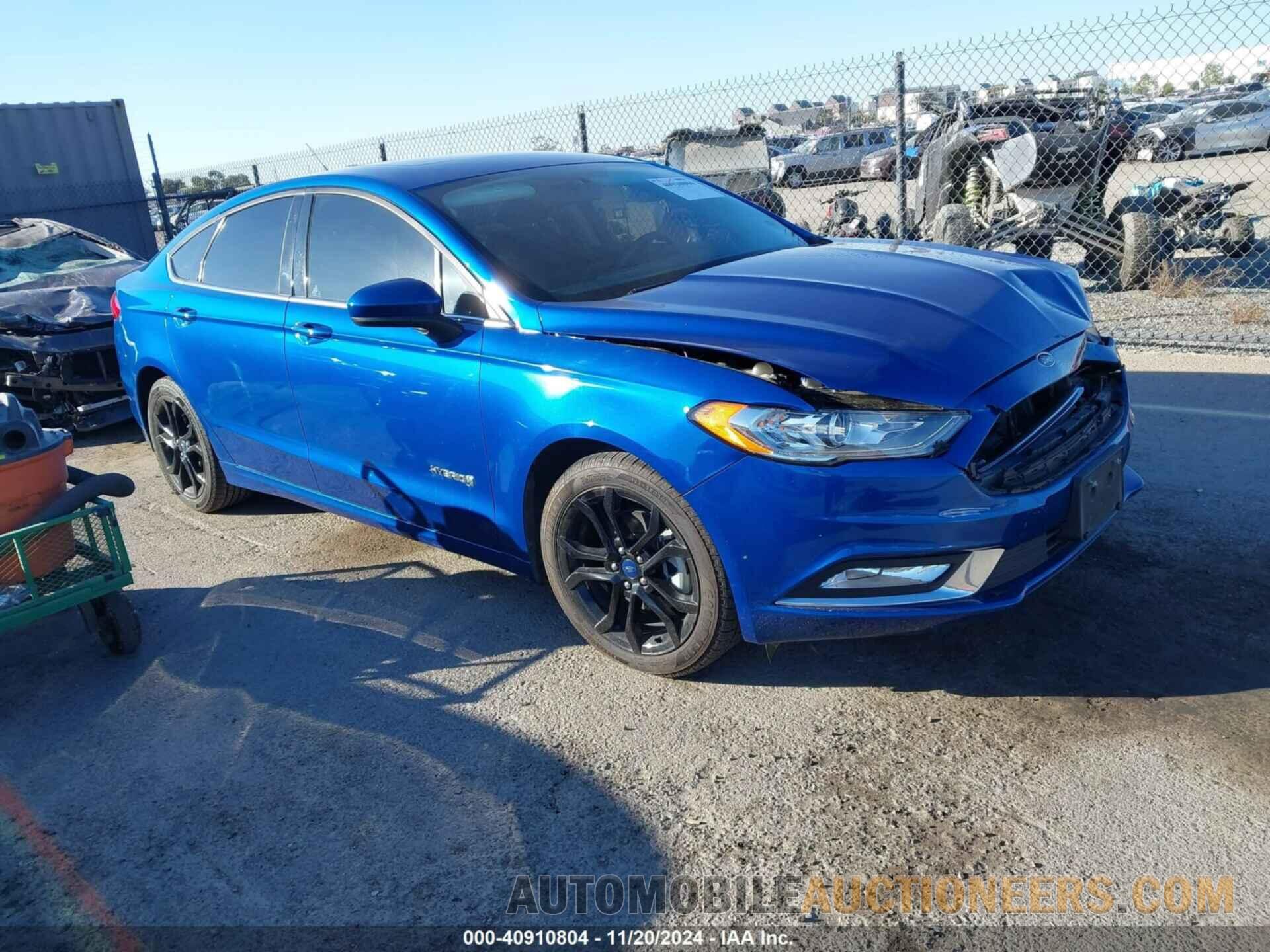 3FA6P0LU4HR259287 FORD FUSION HYBRID 2017