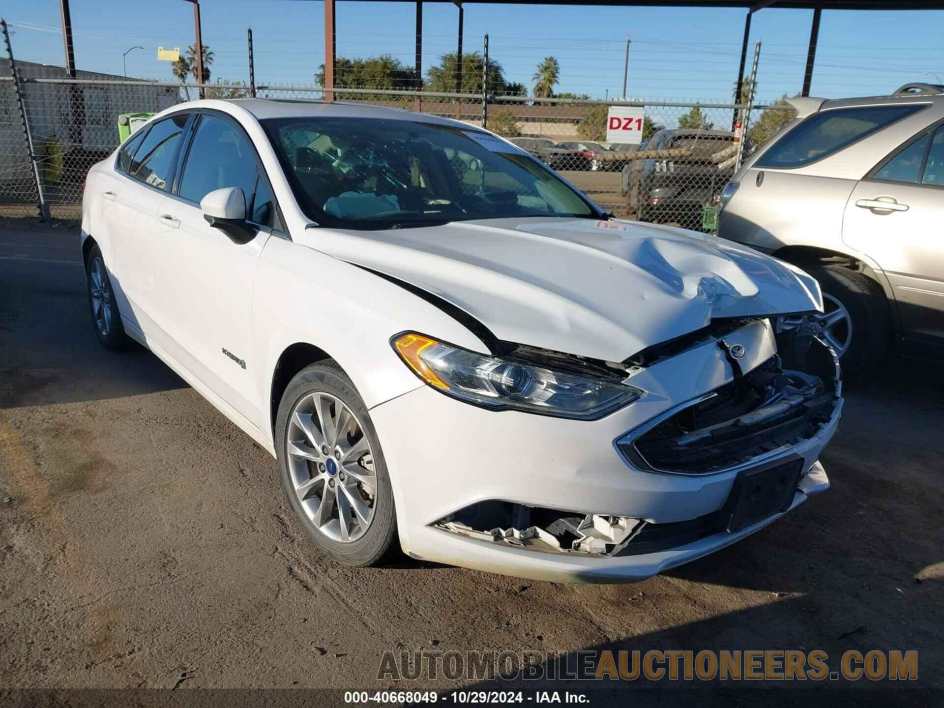 3FA6P0LU4HR356229 FORD FUSION HYBRID 2017