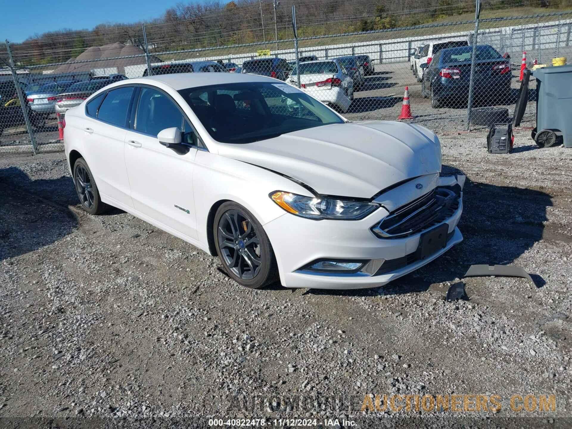 3FA6P0LU4JR120296 FORD FUSION HYBRID 2018