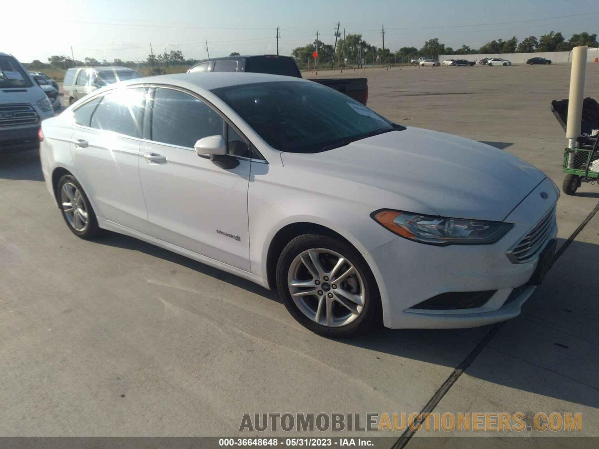 3FA6P0LU4JR124977 FORD FUSION HYBRID 2018