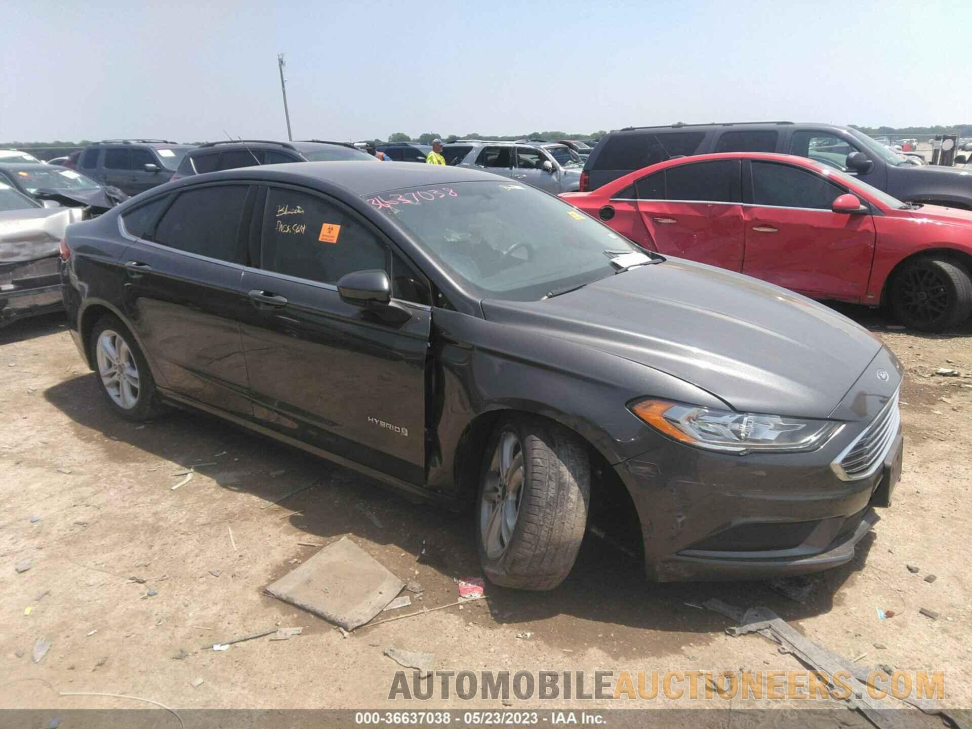 3FA6P0LU4JR146994 FORD FUSION HYBRID 2018