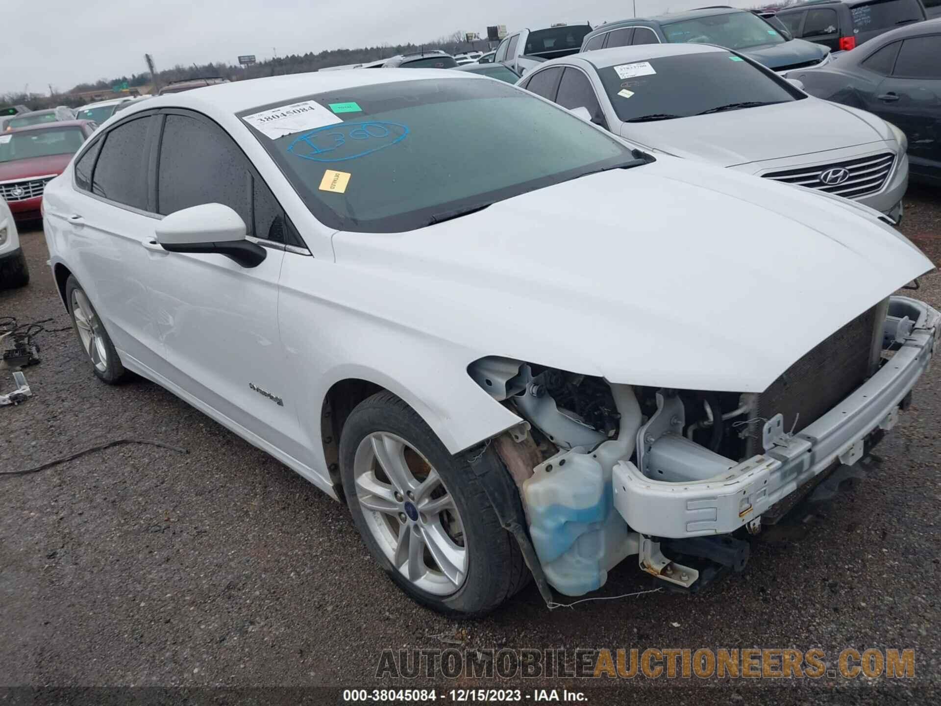 3FA6P0LU4JR156392 FORD FUSION HYBRID 2018