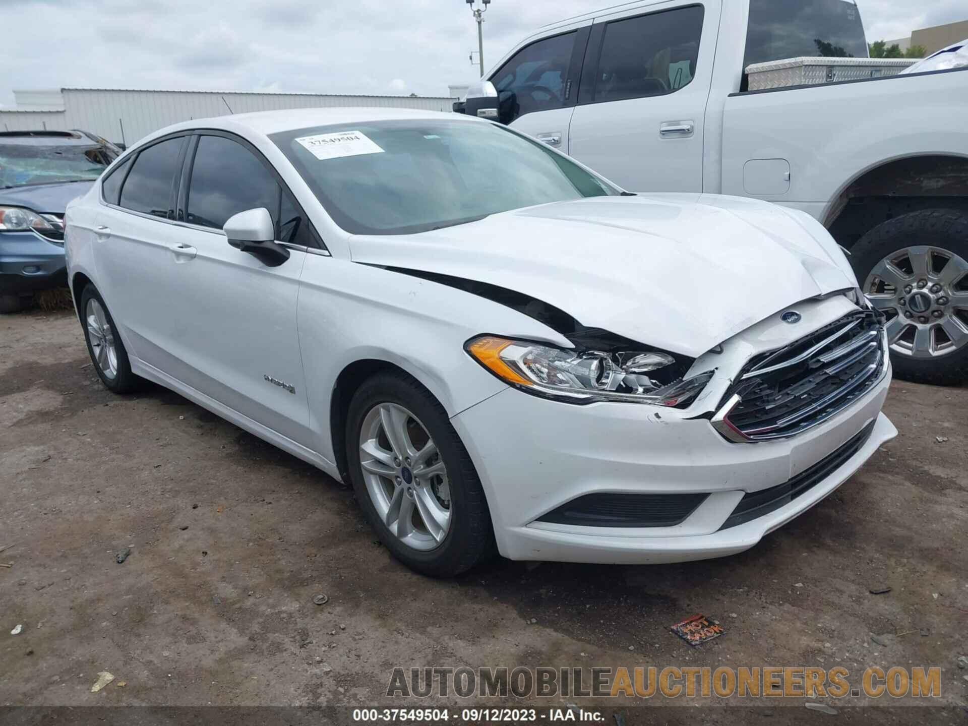 3FA6P0LU4JR204733 FORD FUSION HYBRID 2018