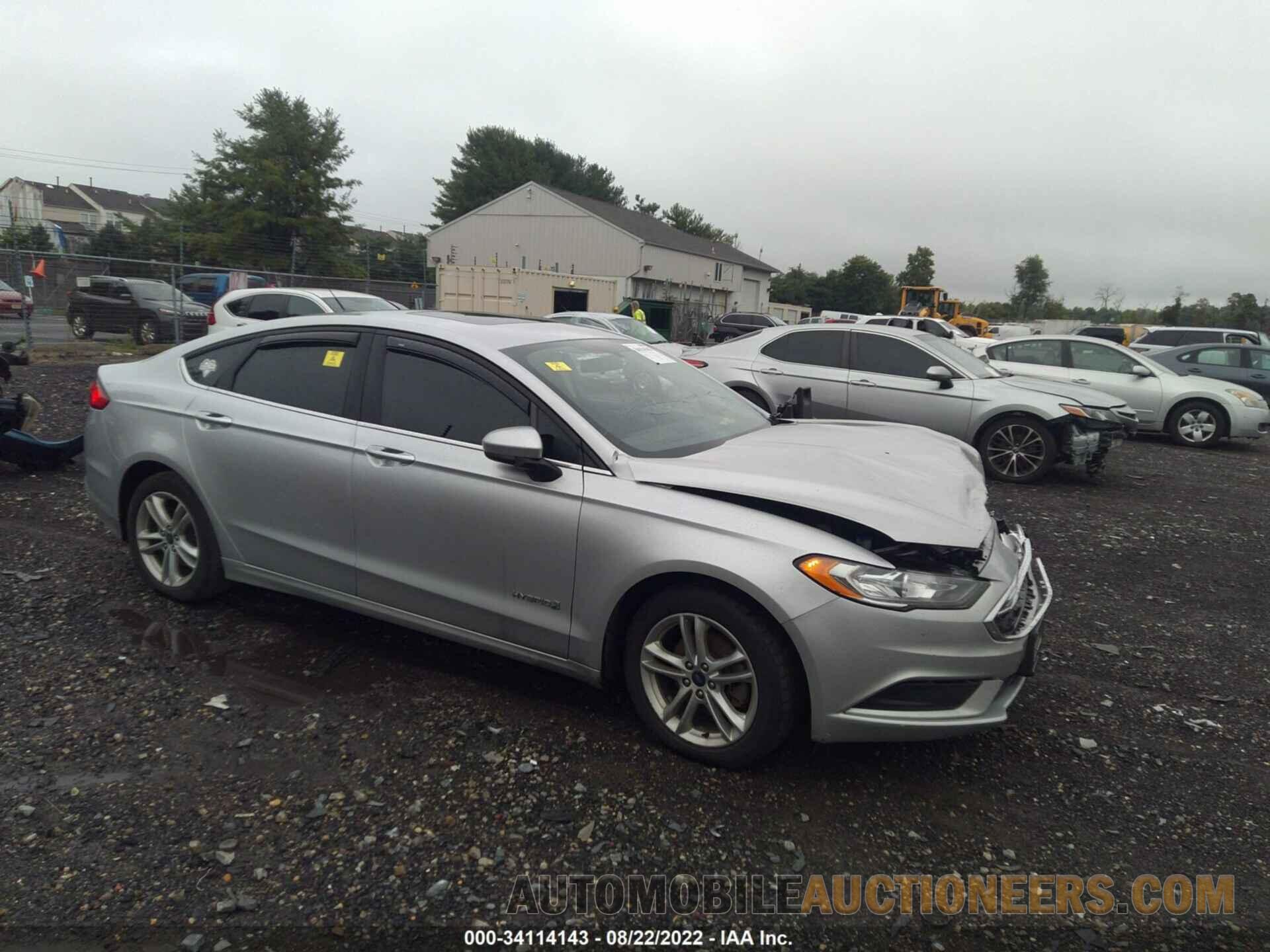 3FA6P0LU4JR225694 FORD FUSION HYBRID 2018