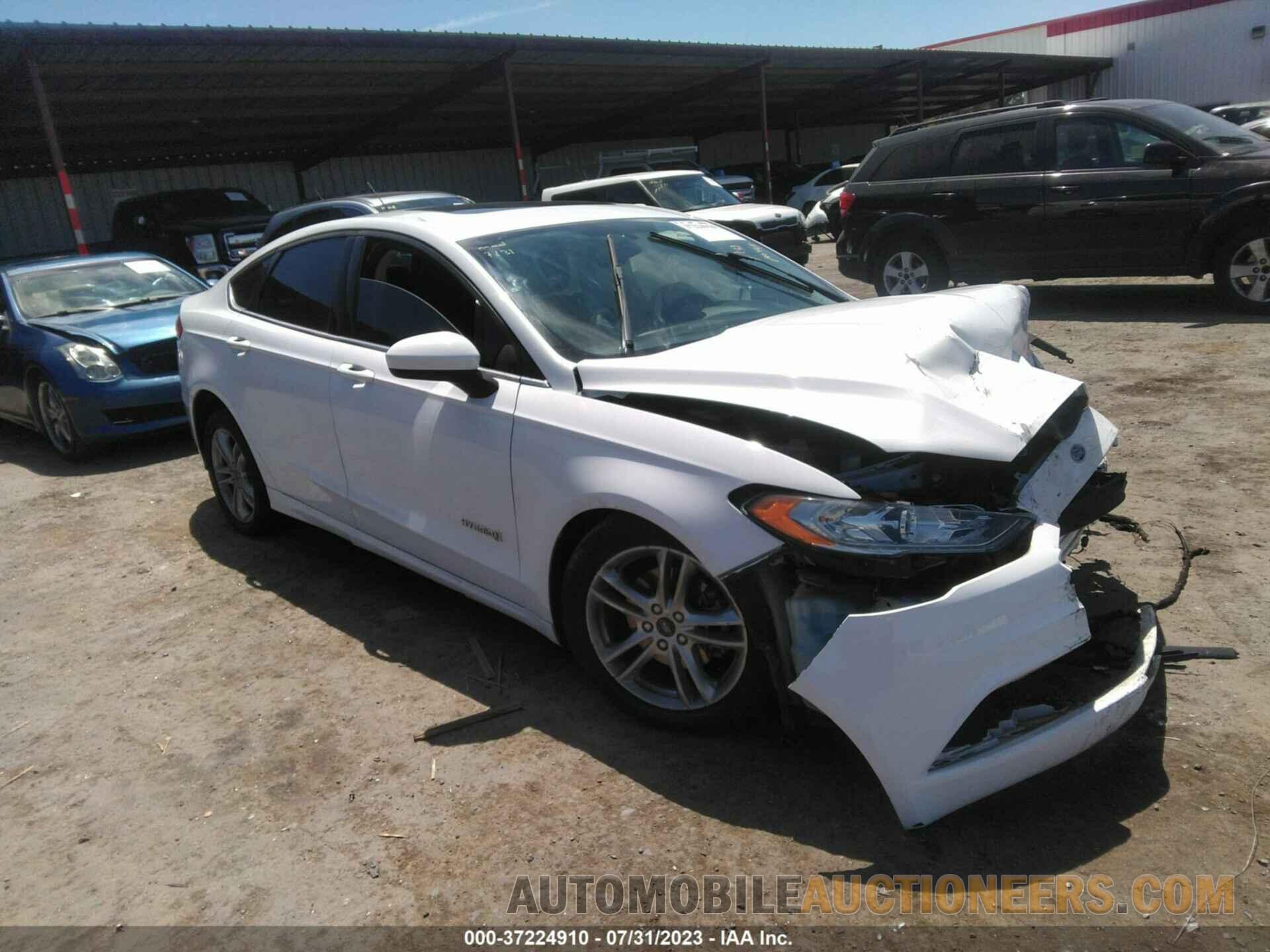 3FA6P0LU4JR242074 FORD FUSION HYBRID 2018