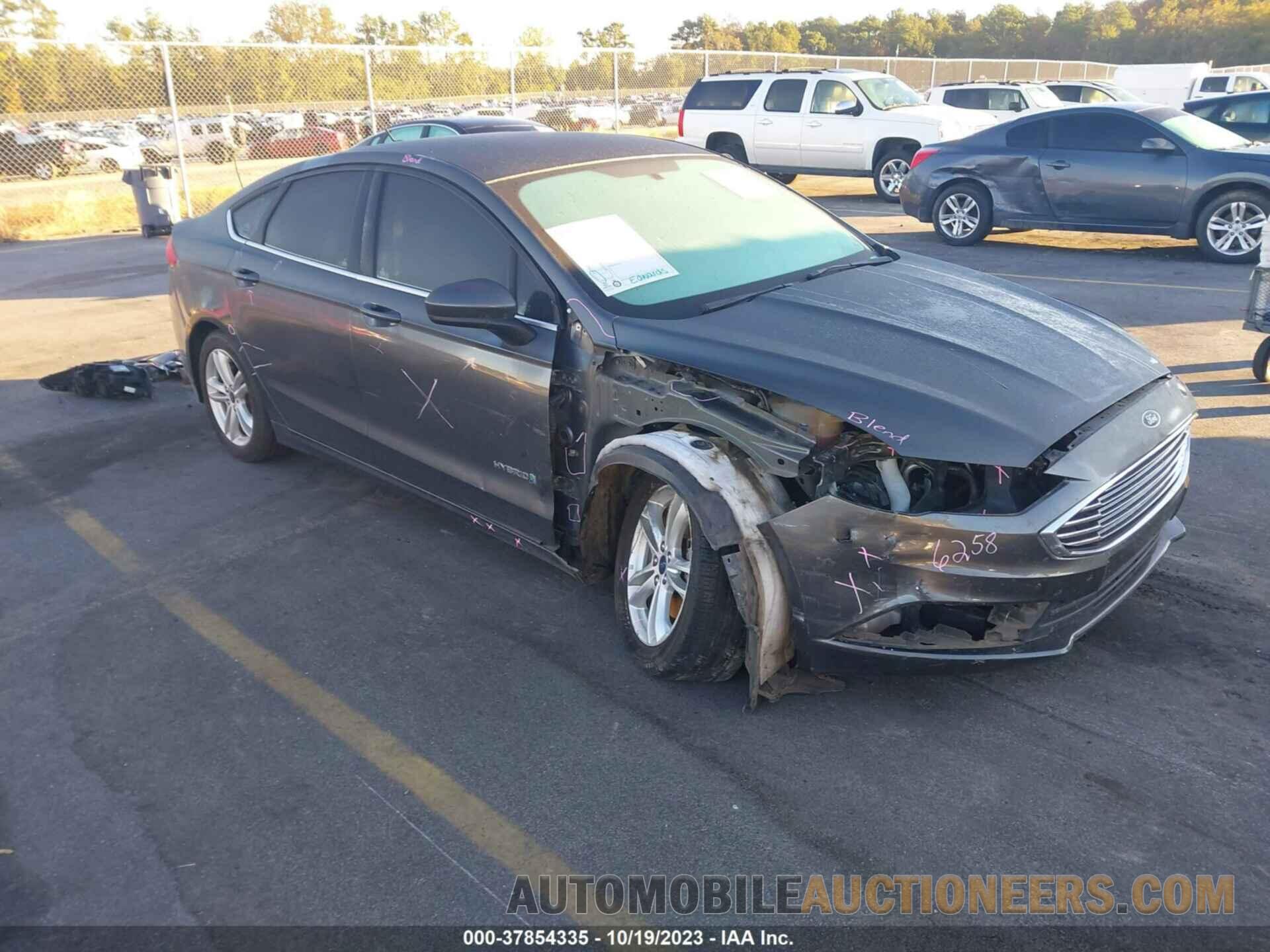 3FA6P0LU4JR249378 FORD FUSION HYBRID 2018