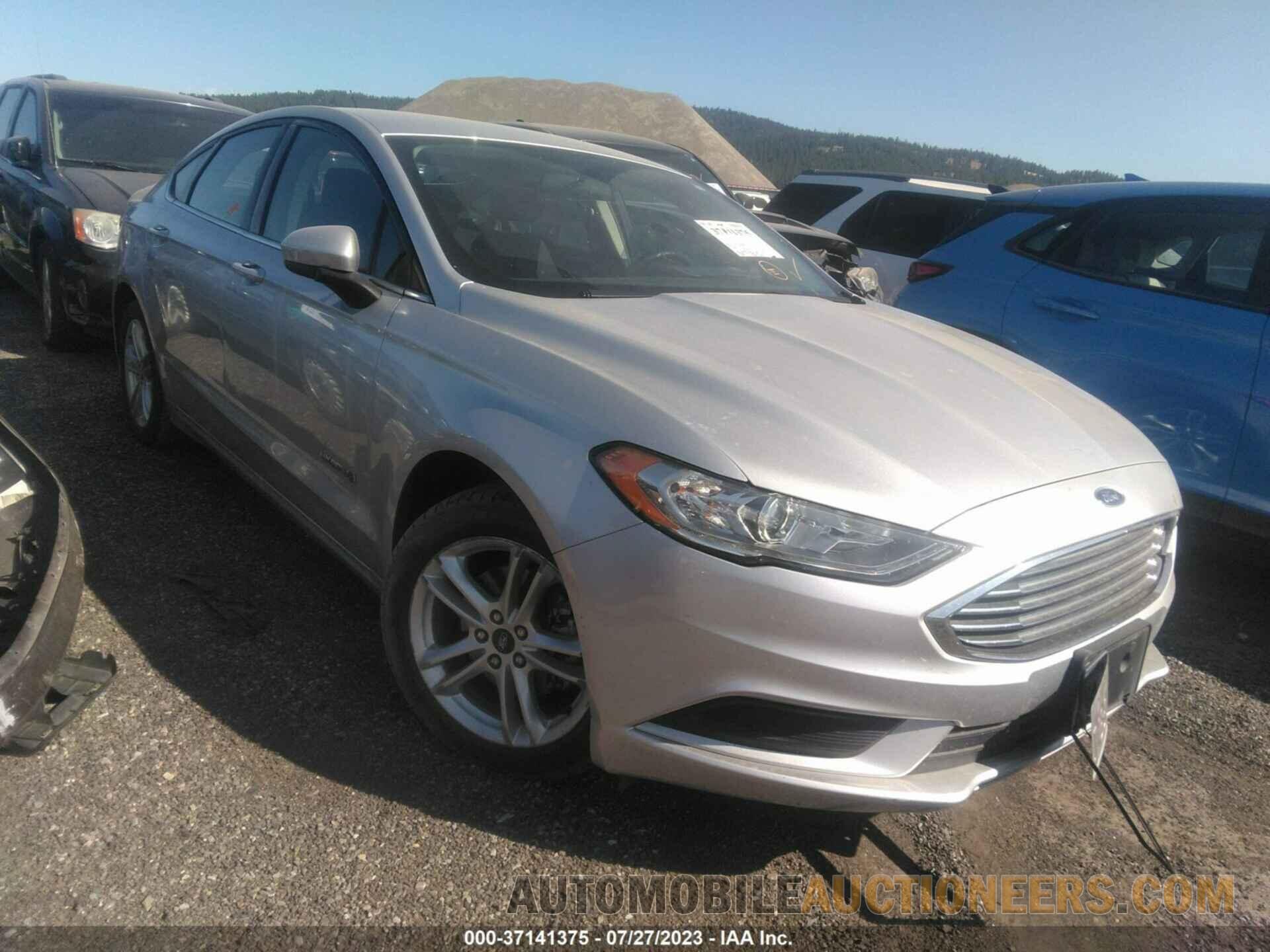 3FA6P0LU4JR269484 FORD FUSION HYBRID 2018