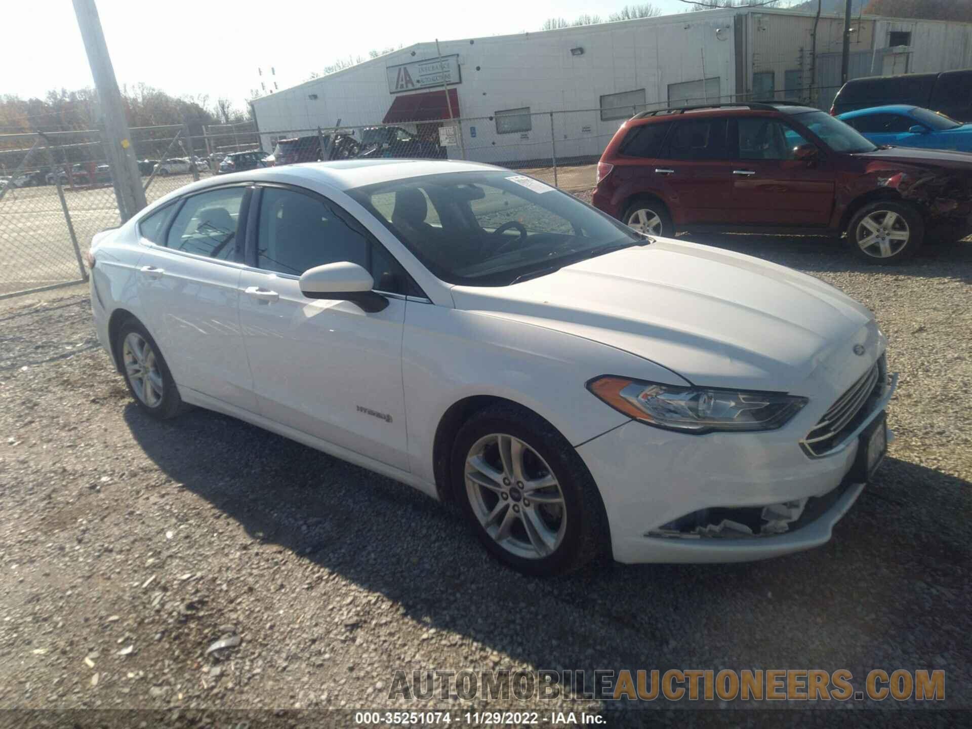 3FA6P0LU4JR269663 FORD FUSION HYBRID 2018