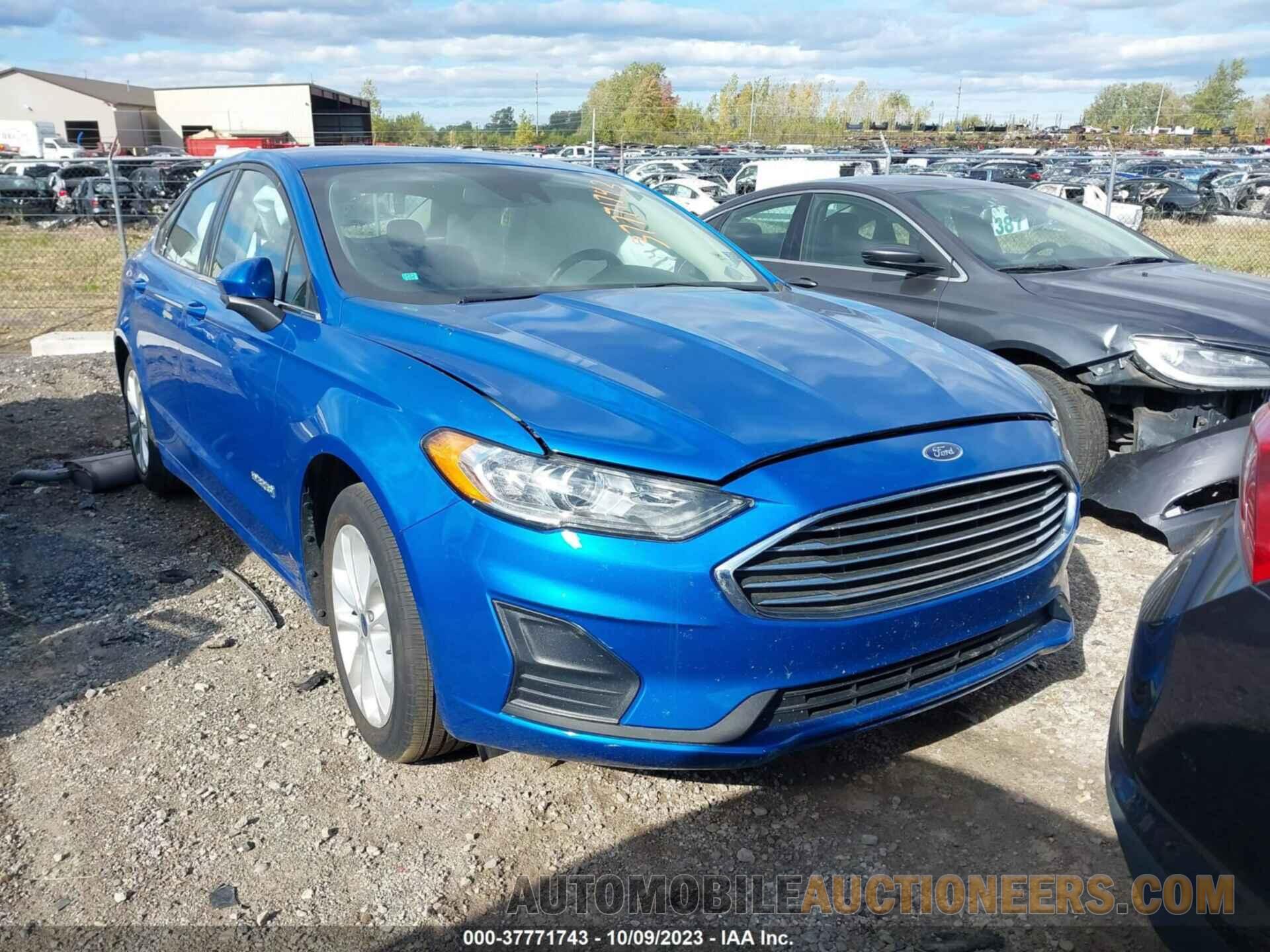 3FA6P0LU4KR168186 FORD FUSION 2019