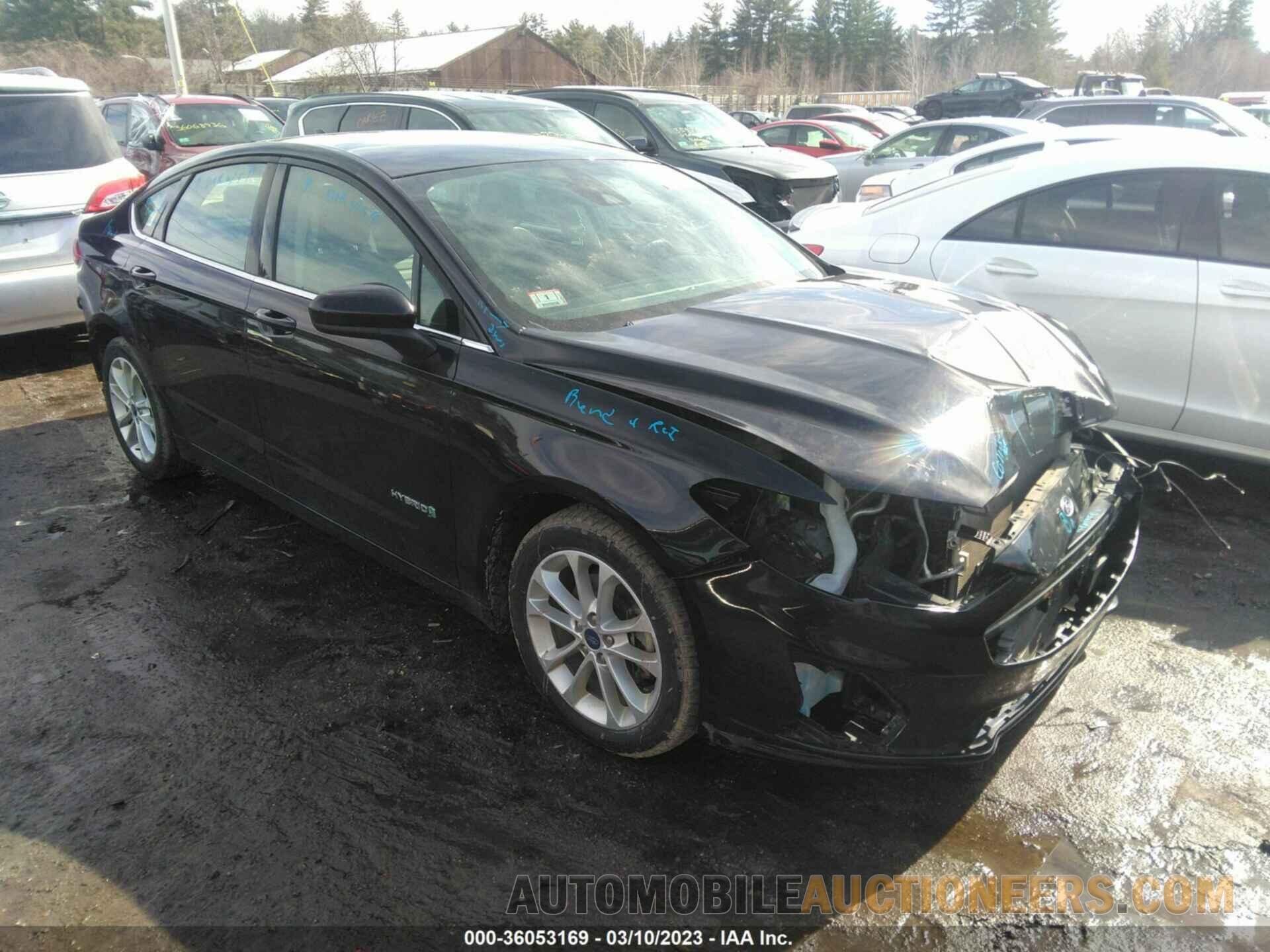 3FA6P0LU4KR210873 FORD FUSION HYBRID 2019