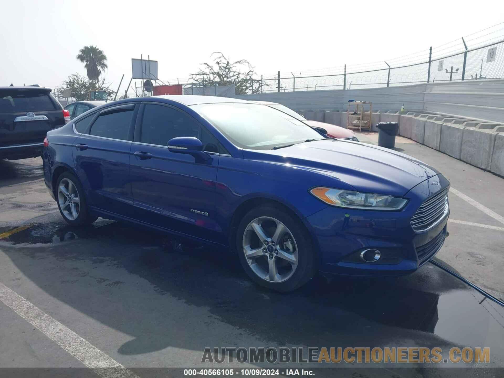 3FA6P0LU5ER326636 FORD FUSION HYBRID 2014