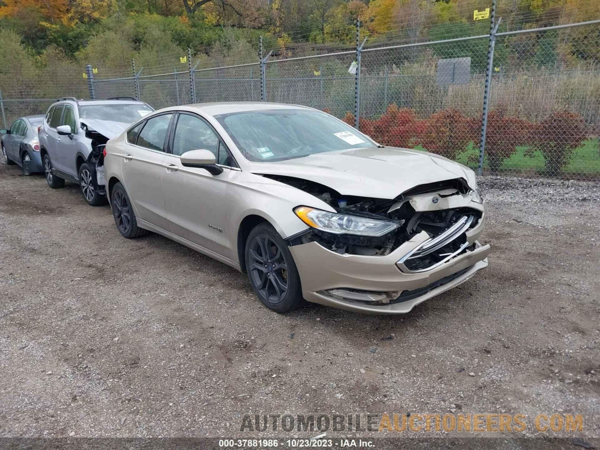 3FA6P0LU5JR101532 FORD FUSION HYBRID 2018