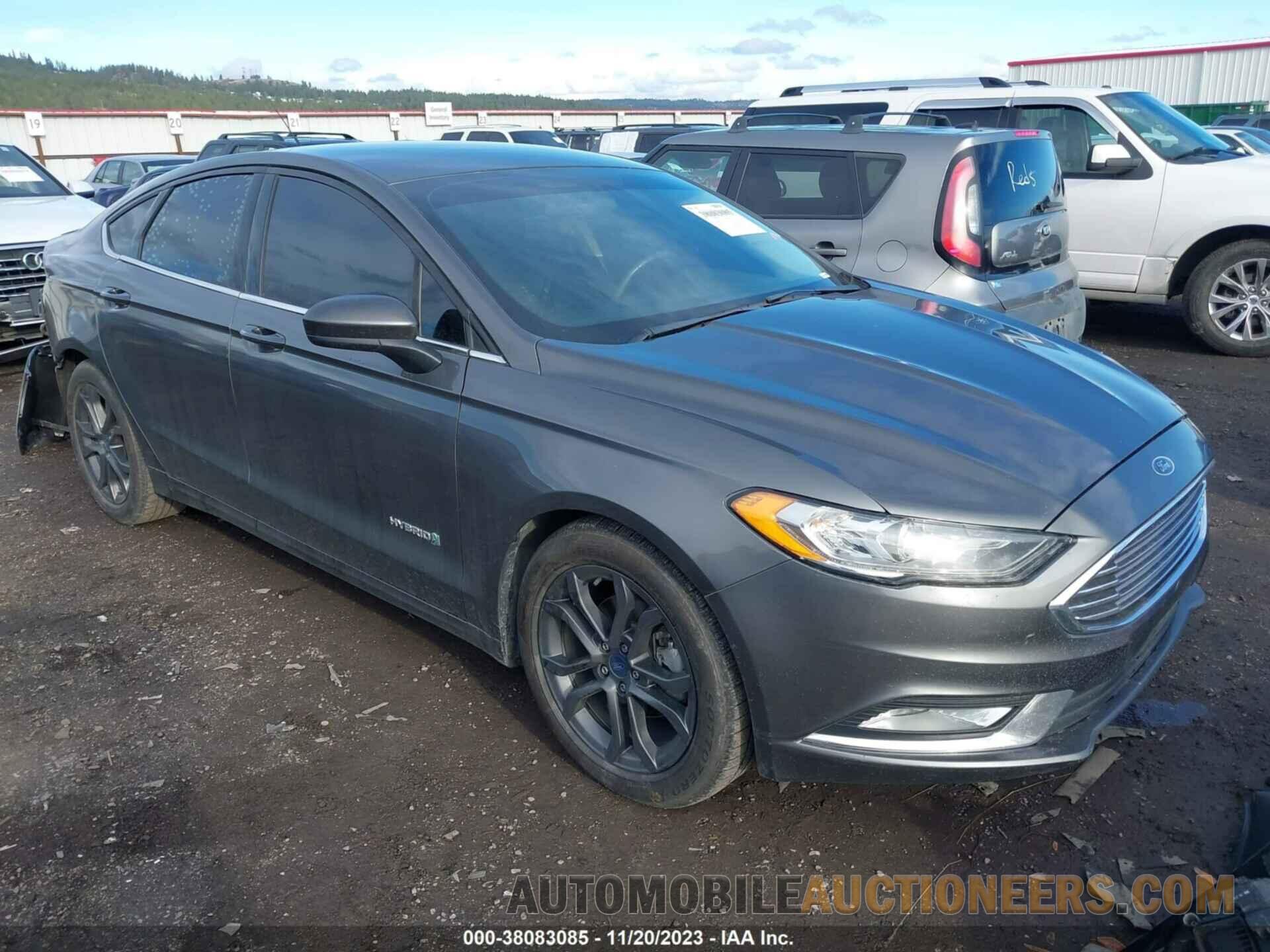 3FA6P0LU5JR101739 FORD FUSION HYBRID 2018