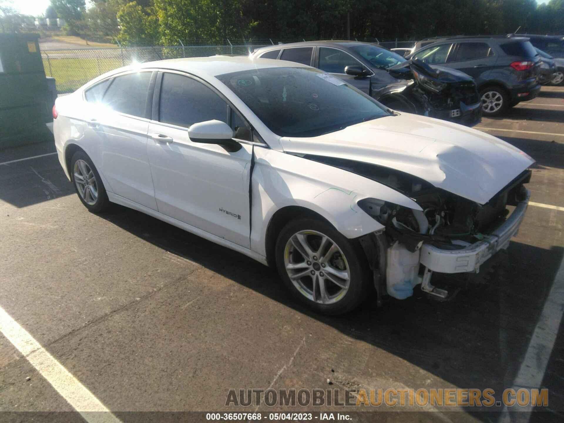 3FA6P0LU5JR102809 FORD FUSION HYBRID 2018