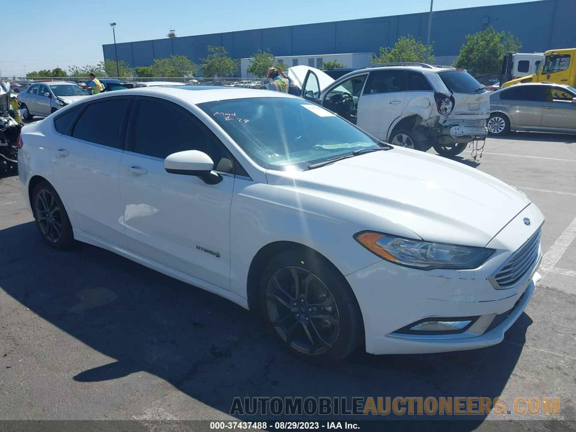 3FA6P0LU5JR103278 FORD FUSION HYBRID 2018