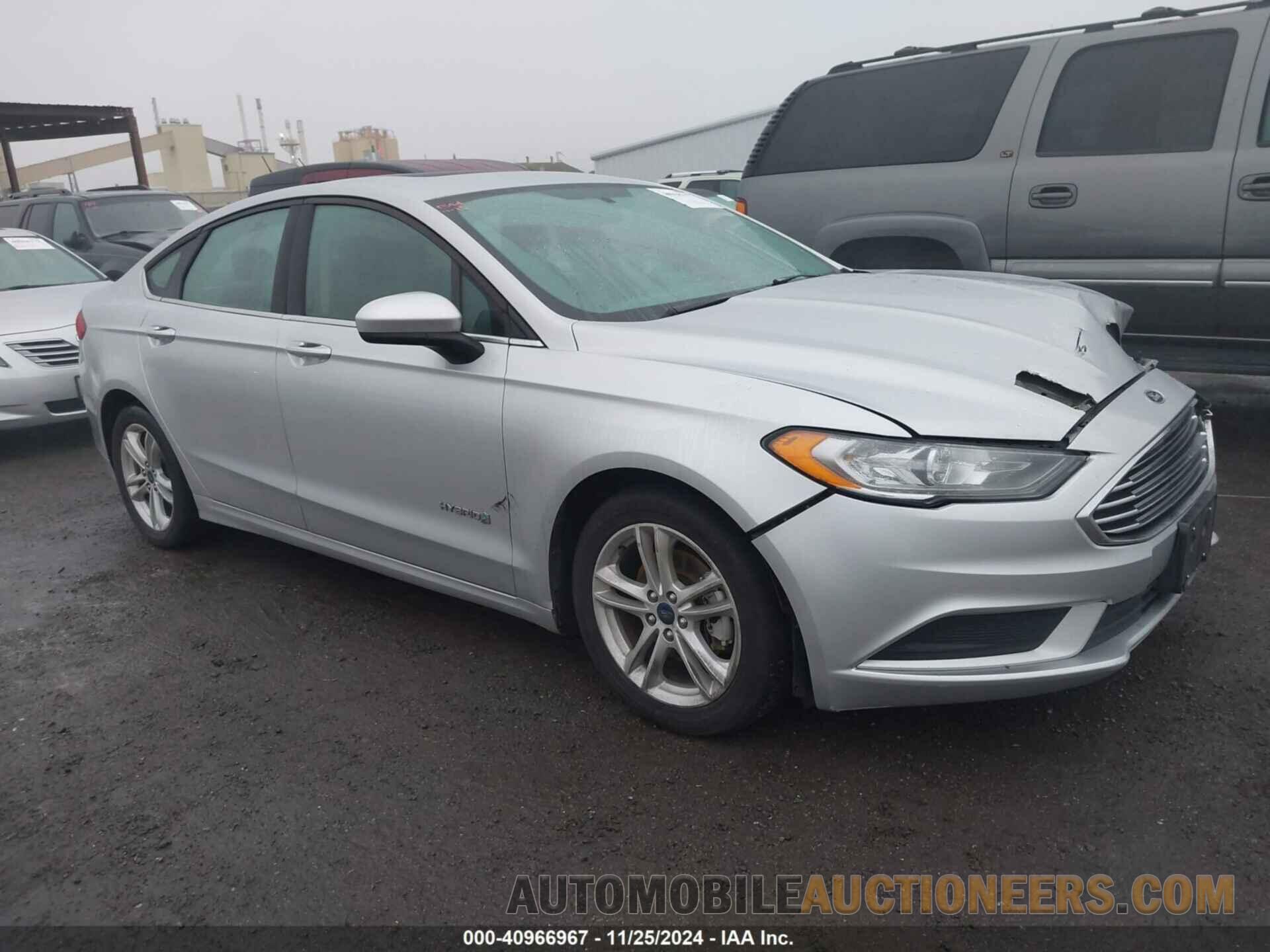 3FA6P0LU5JR128522 FORD FUSION HYBRID 2018