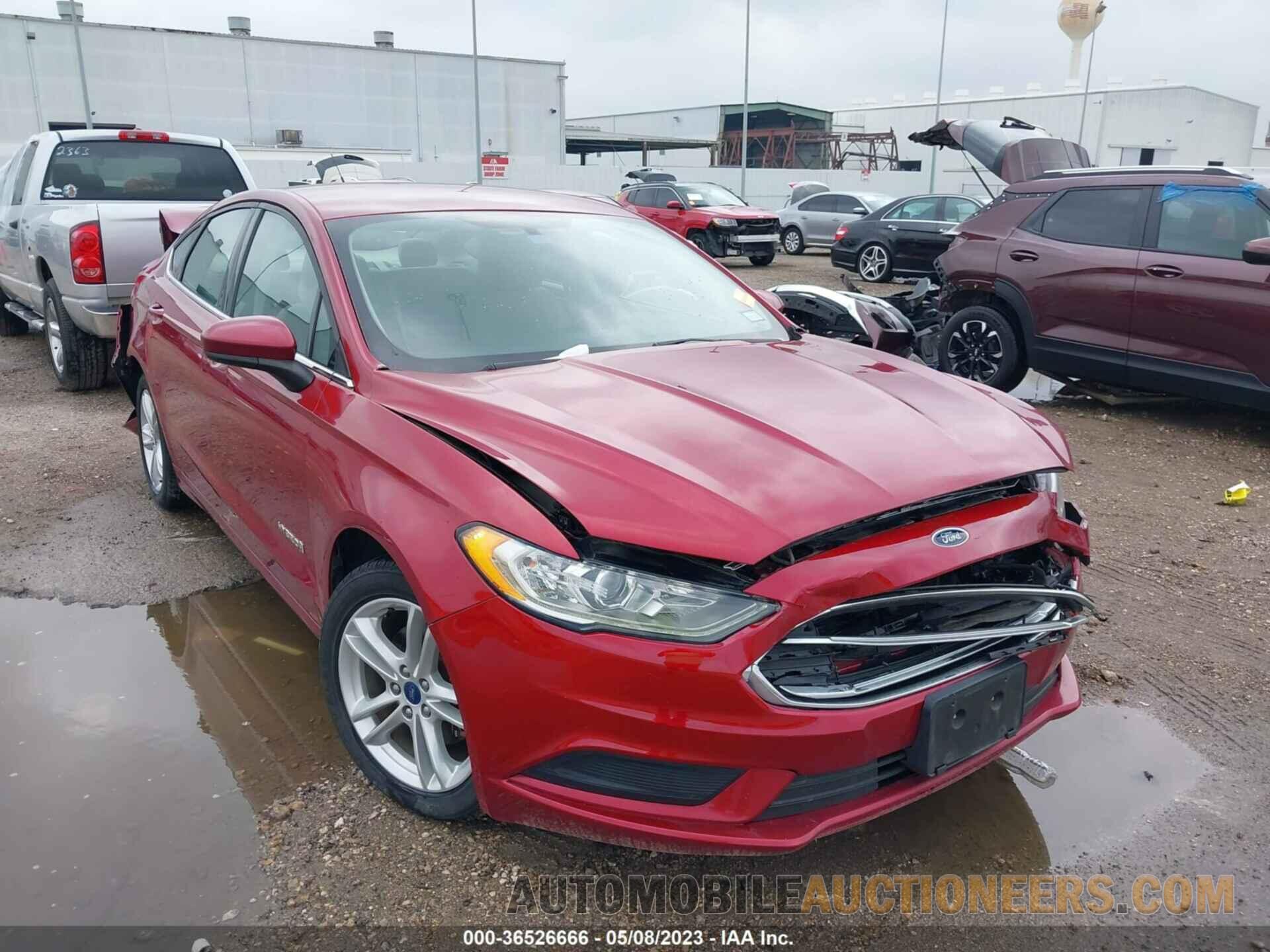 3FA6P0LU5JR152545 FORD FUSION HYBRID 2018