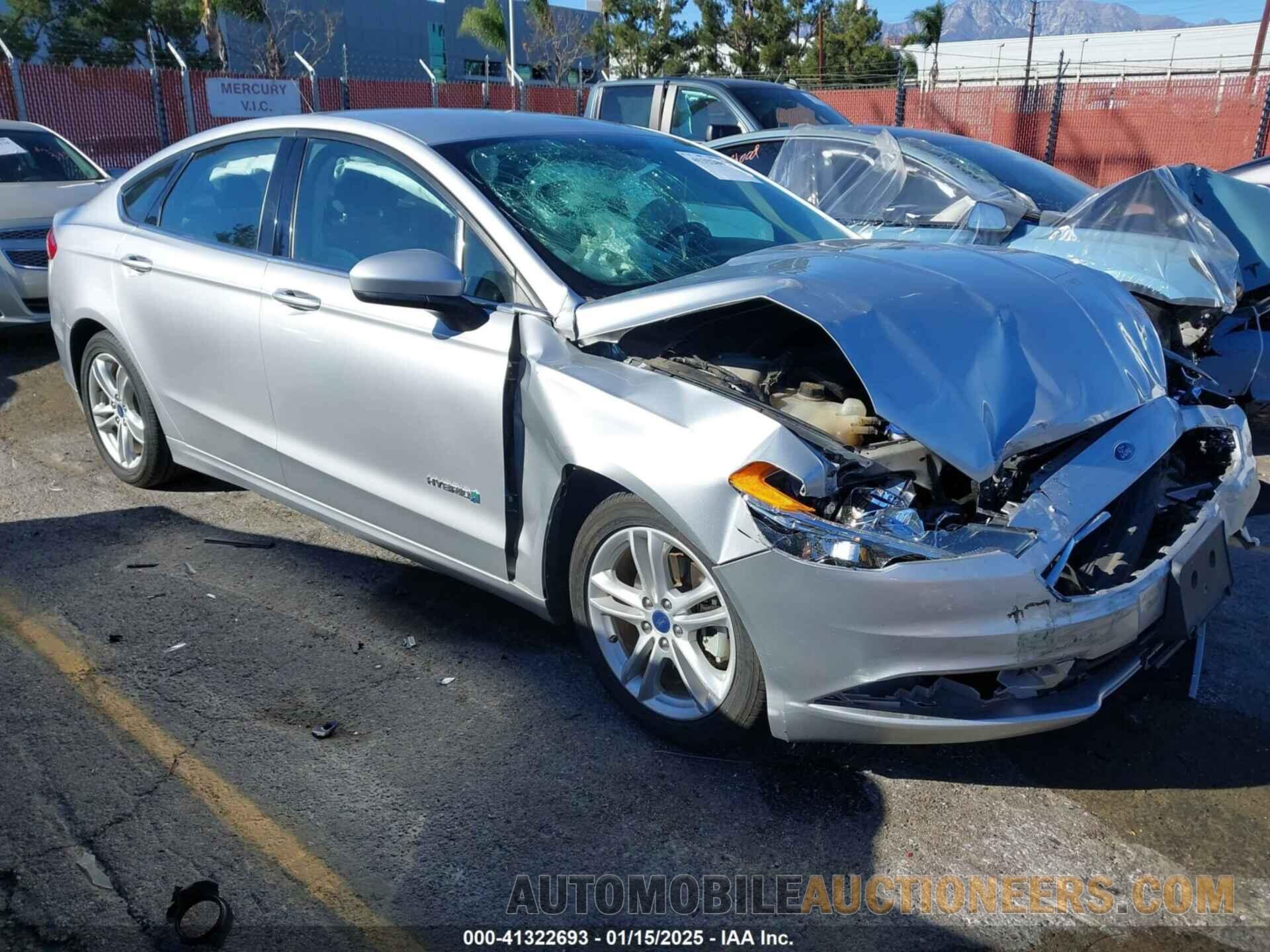 3FA6P0LU5JR173816 FORD FUSION HYBRID 2018