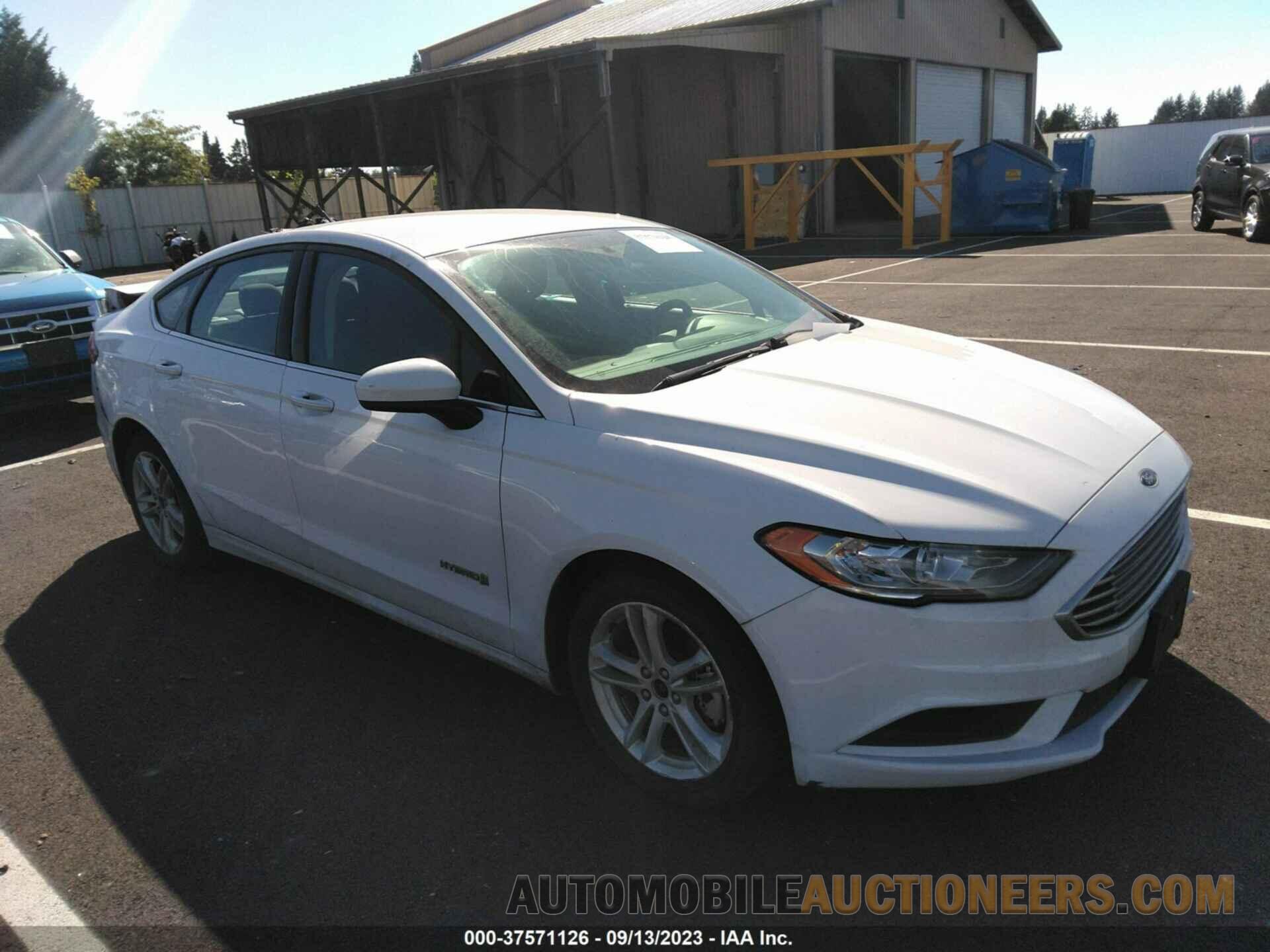 3FA6P0LU5JR173895 FORD FUSION HYBRID 2018