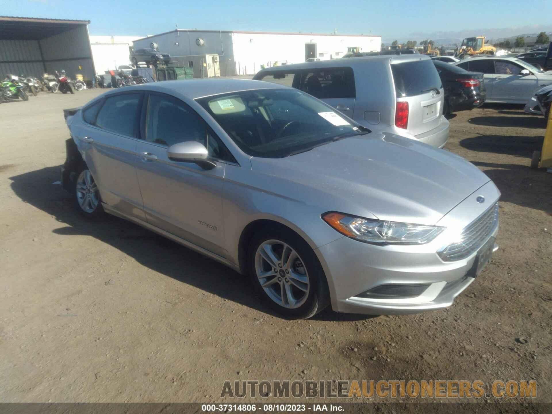 3FA6P0LU5JR221590 FORD FUSION HYBRID 2018