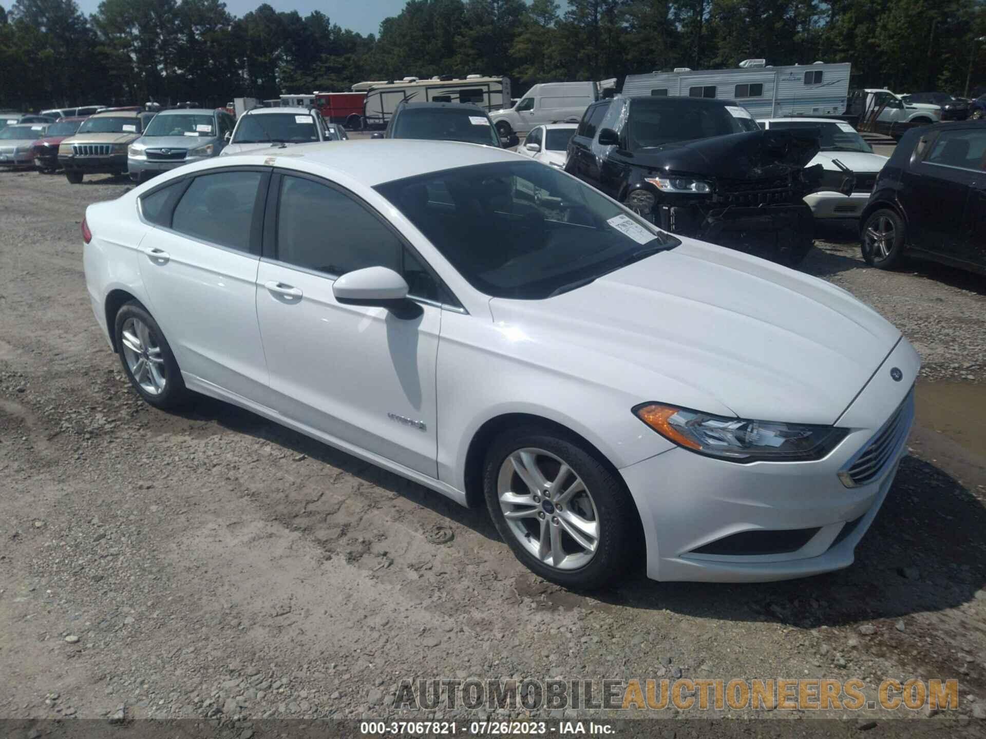 3FA6P0LU5JR255285 FORD FUSION HYBRID 2018