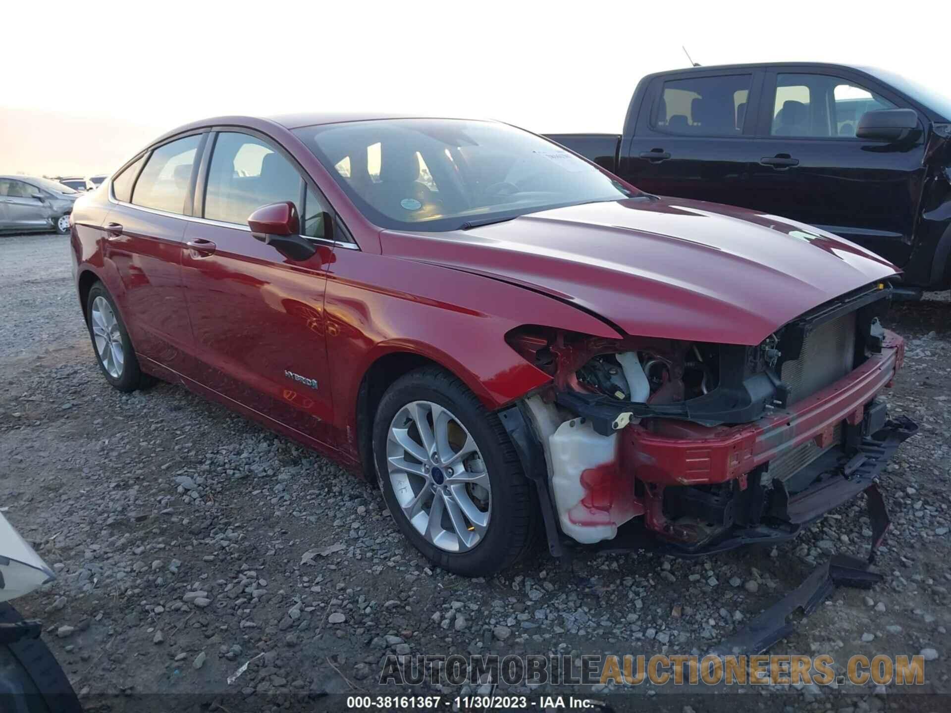 3FA6P0LU5KR241789 FORD FUSION HYBRID 2019