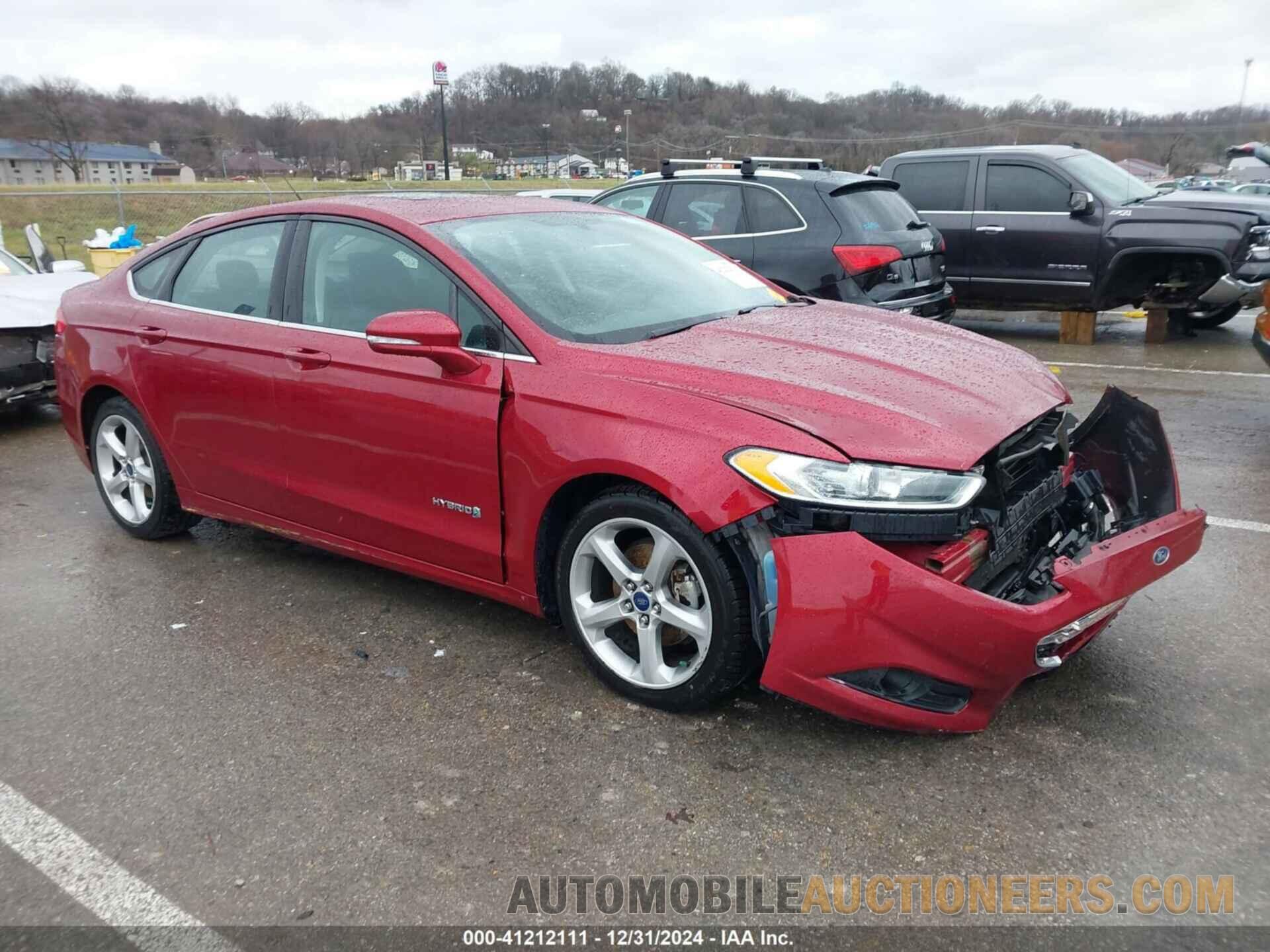 3FA6P0LU6ER315743 FORD FUSION HYBRID 2014