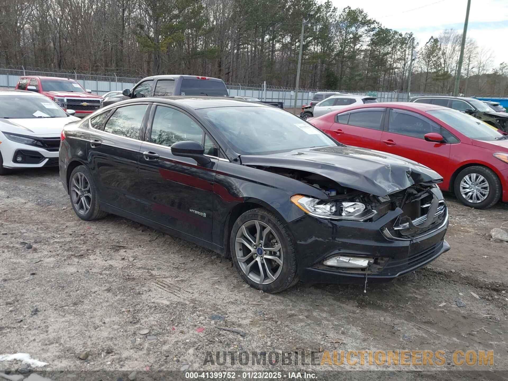 3FA6P0LU6HR259114 FORD FUSION HYBRID 2017