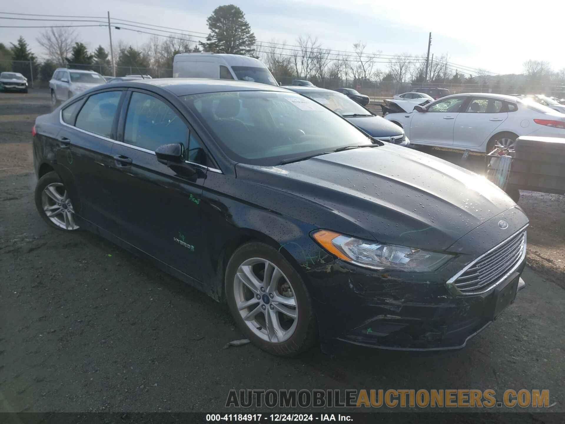 3FA6P0LU6JR116220 FORD FUSION HYBRID 2018