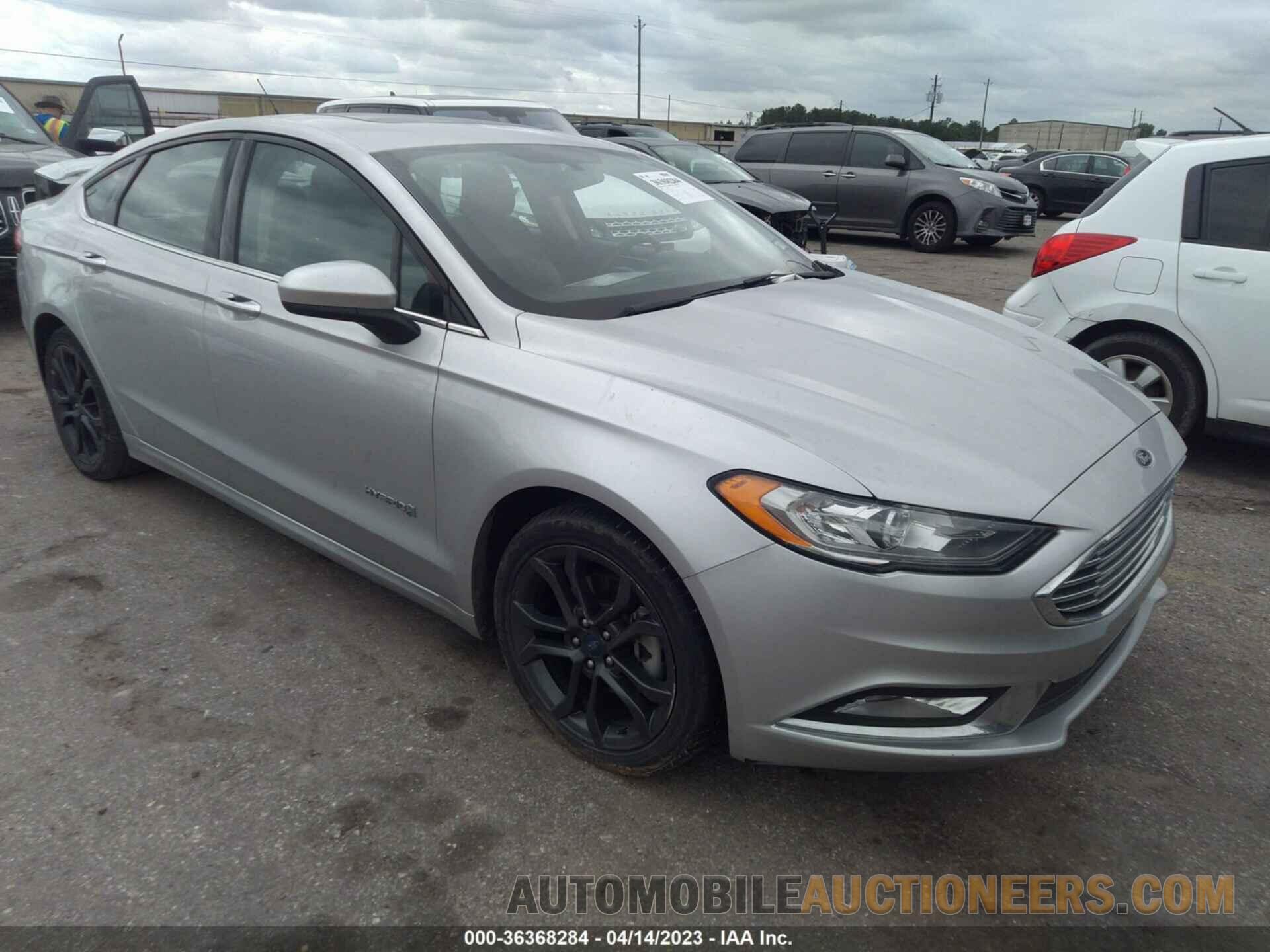 3FA6P0LU6JR139187 FORD FUSION HYBRID 2018