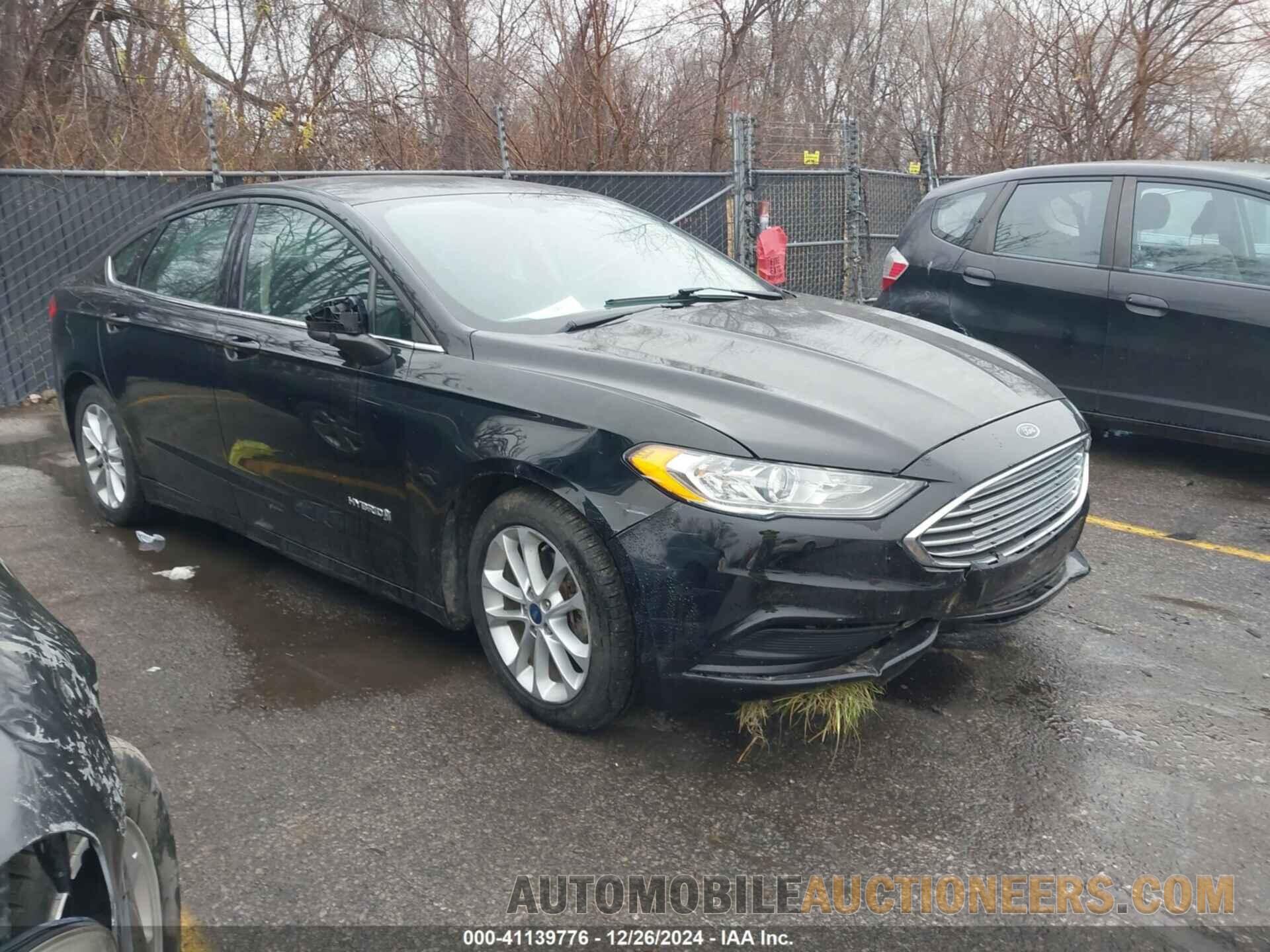 3FA6P0LU6JR141649 FORD FUSION HYBRID 2018