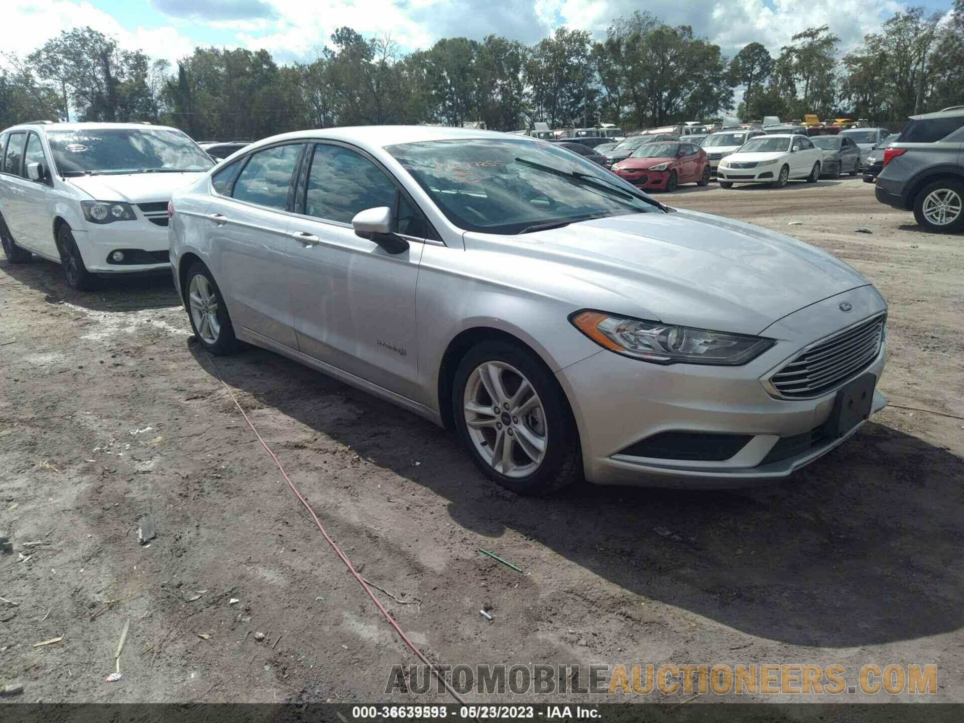 3FA6P0LU6JR162615 FORD FUSION HYBRID 2018