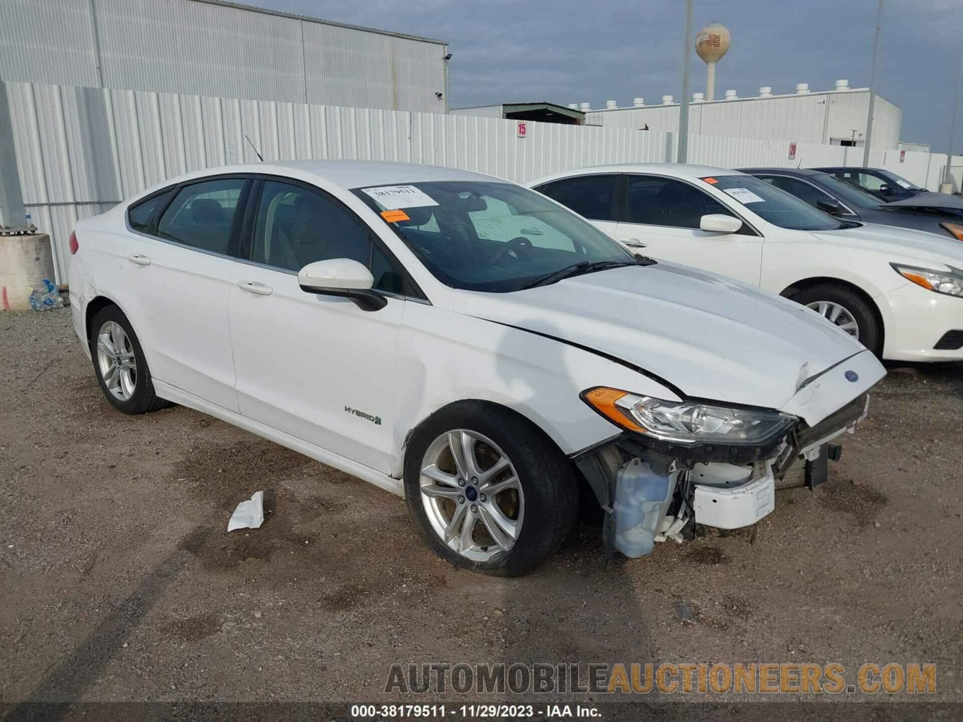 3FA6P0LU6JR188129 FORD FUSION HYBRID 2018